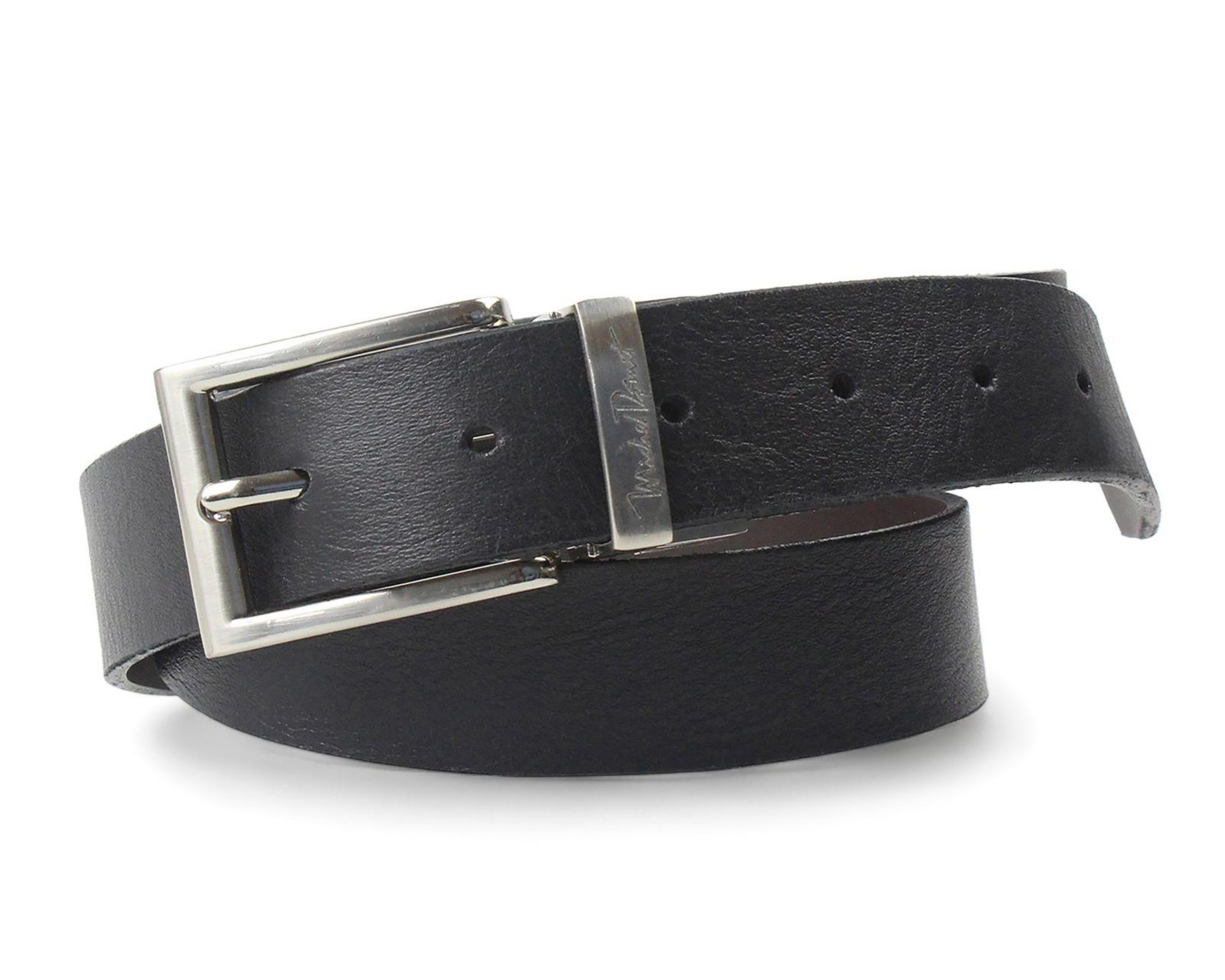 Foto 2 | Cinturón de Piel para Hombre Michel Domit Reversible