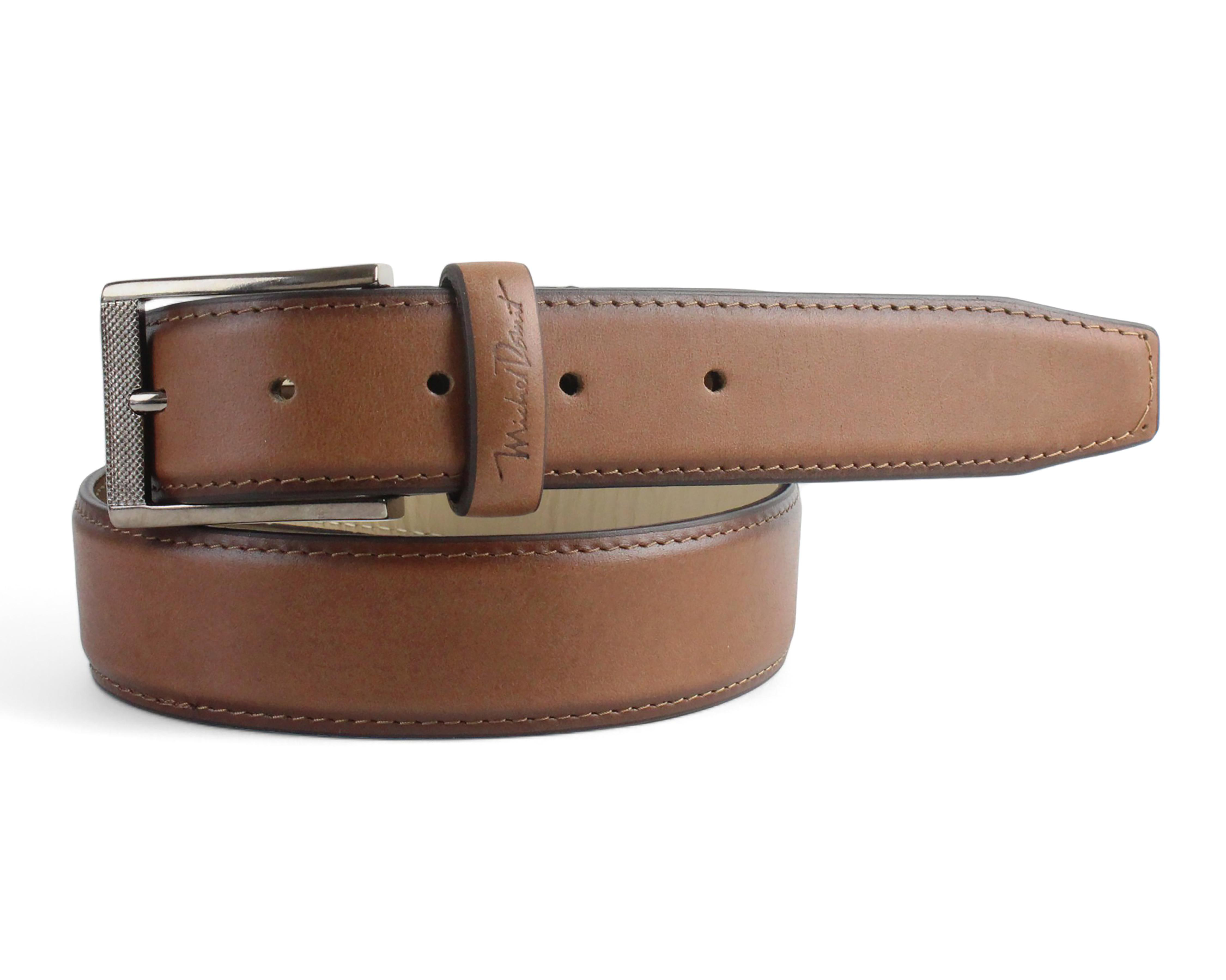 Cinturón de Piel para Hombre Michel Domit Café
