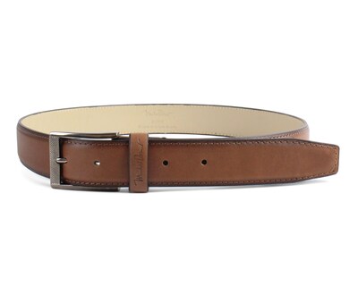 Foto 2 | Cinturón de Piel para Hombre Michel Domit Café