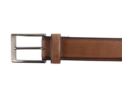 Foto 3 | Cinturón de Piel para Hombre Michel Domit Café