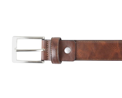 Foto 3 | Cinturón de Piel para Hombre Michel Domit Café