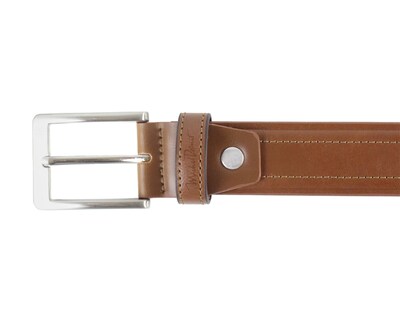 Foto 3 | Cinturón de Piel para Hombre Michel Domit Café