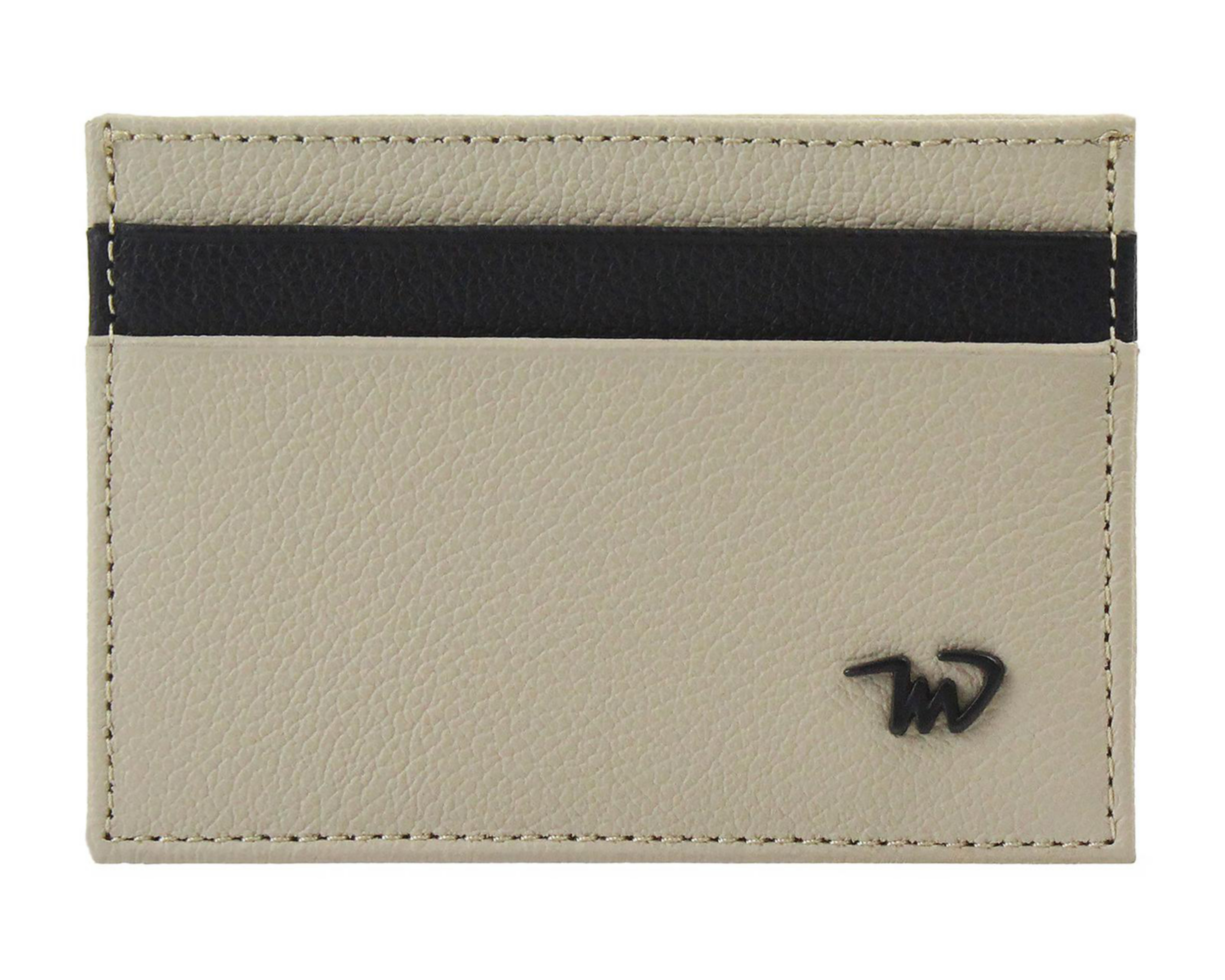 Tarjetero de Piel para Hombre Michel Domit Beige
