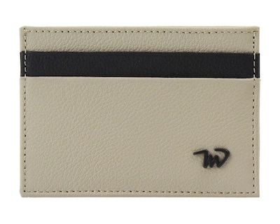 Foto 1 | Tarjetero de Piel para Hombre Michel Domit Beige