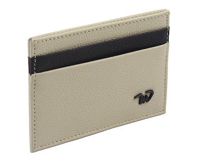 Foto 2 | Tarjetero de Piel para Hombre Michel Domit Beige