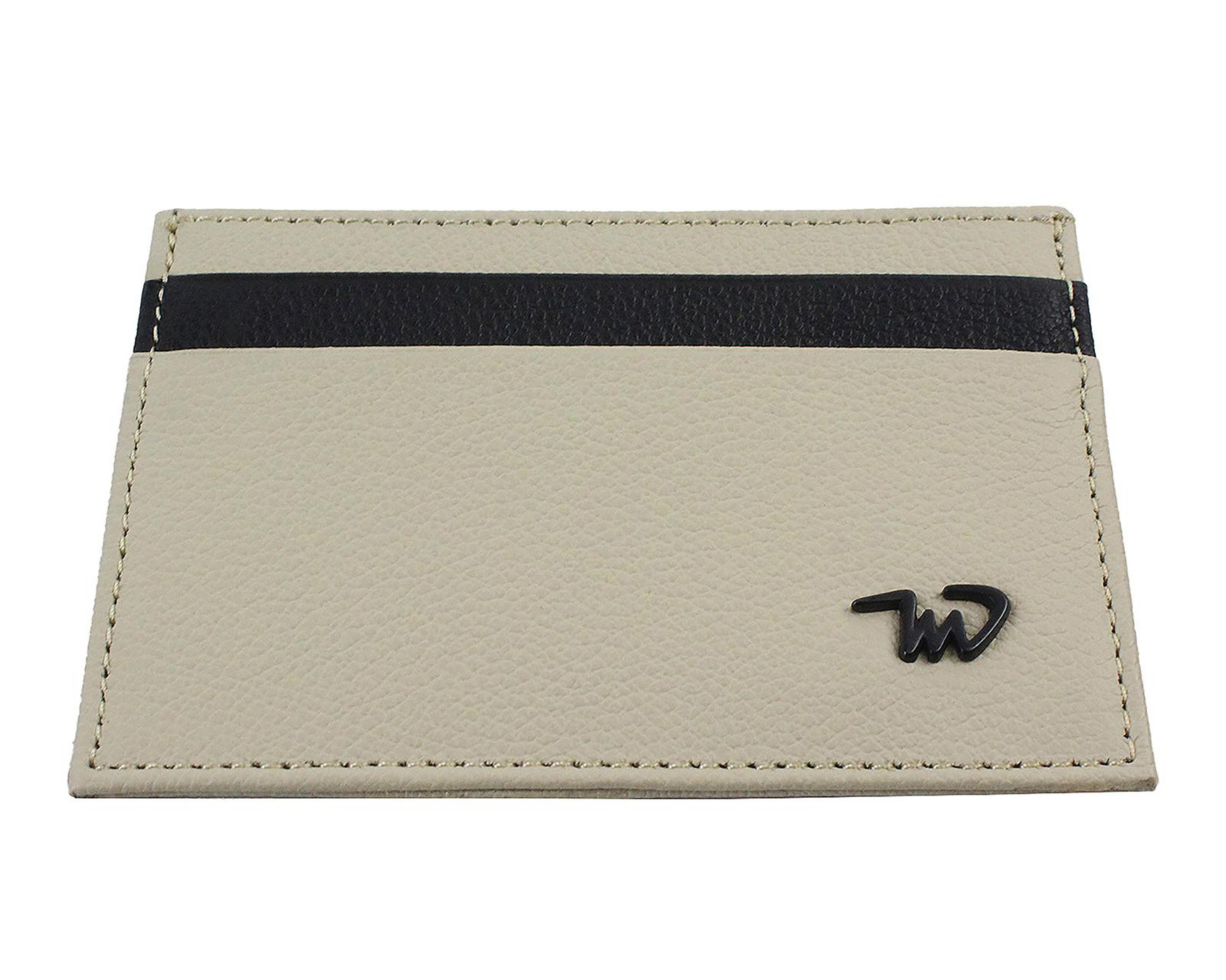 Foto 5 pulgar | Tarjetero de Piel para Hombre Michel Domit Beige