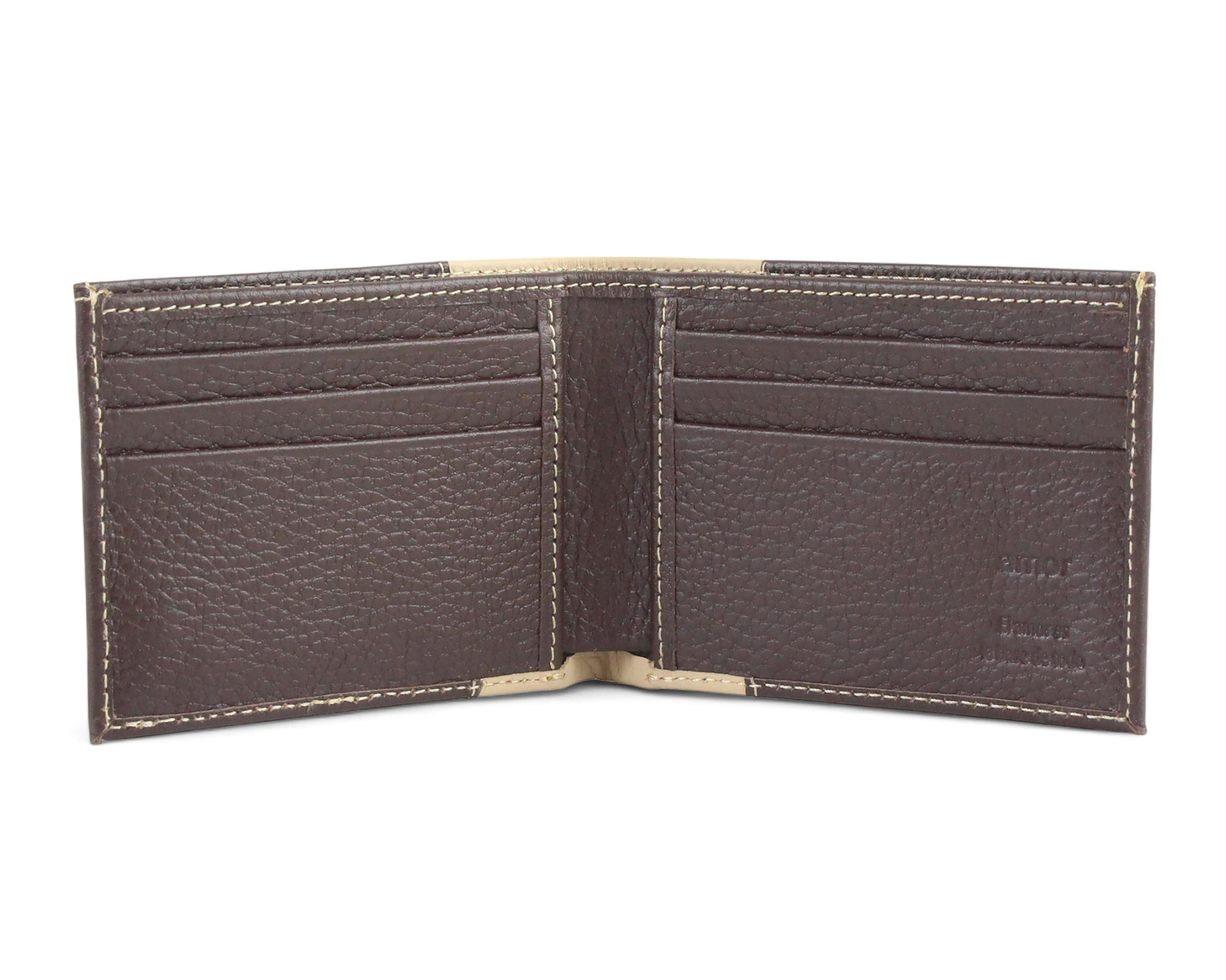 Foto 4 pulgar | Cartera de Piel para Hombre Michel Domit Café