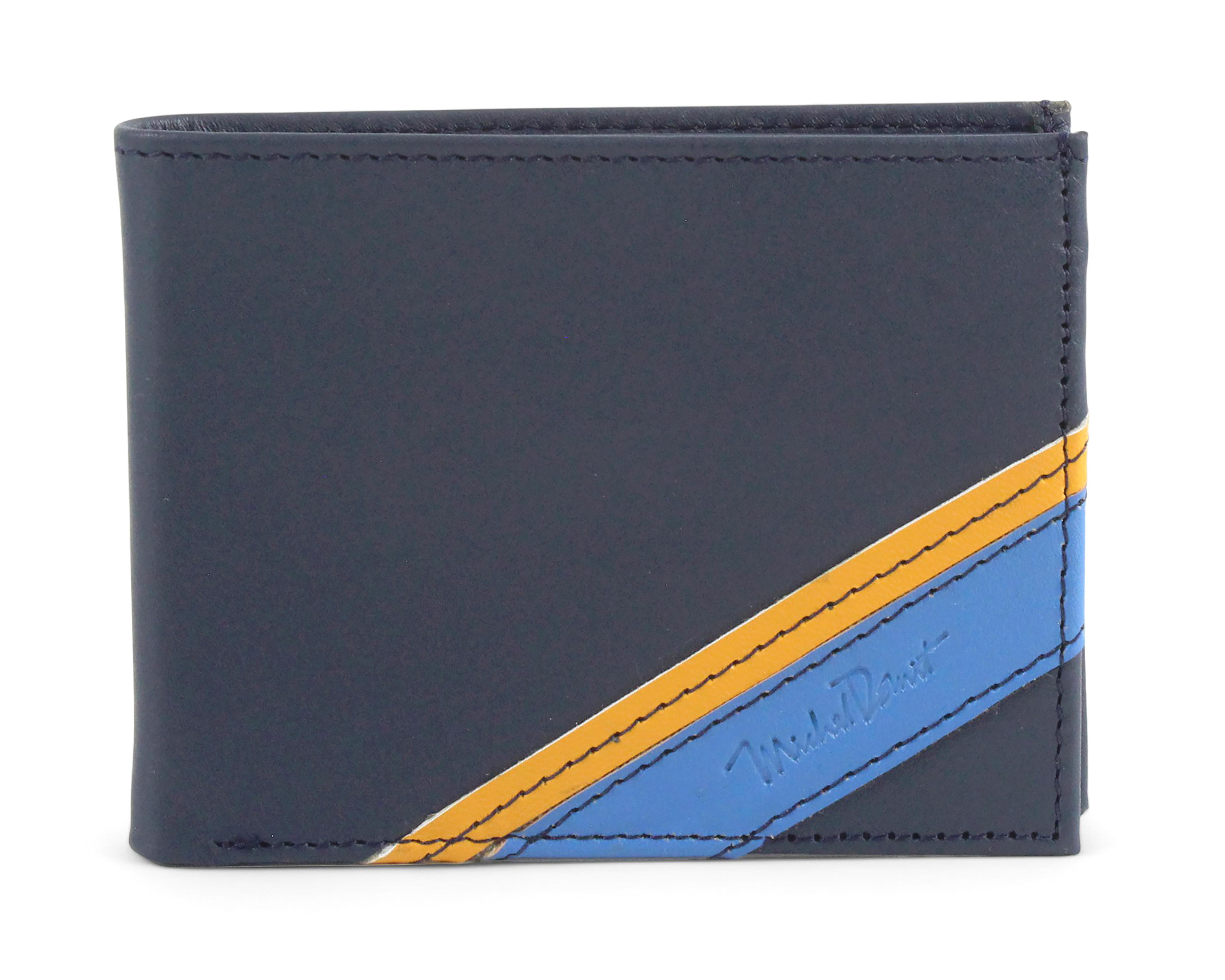 Foto 2 pulgar | Cartera de Piel para Hombre Michel Domit Azul Marino