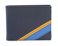Cartera de Piel para Hombre Michel Domit Azul Marino