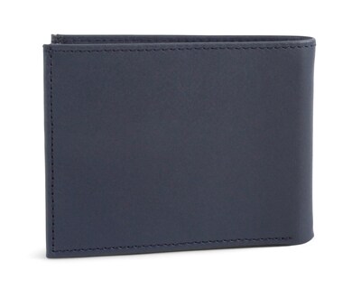 Foto 2 | Cartera de Piel para Hombre Michel Domit Azul Marino