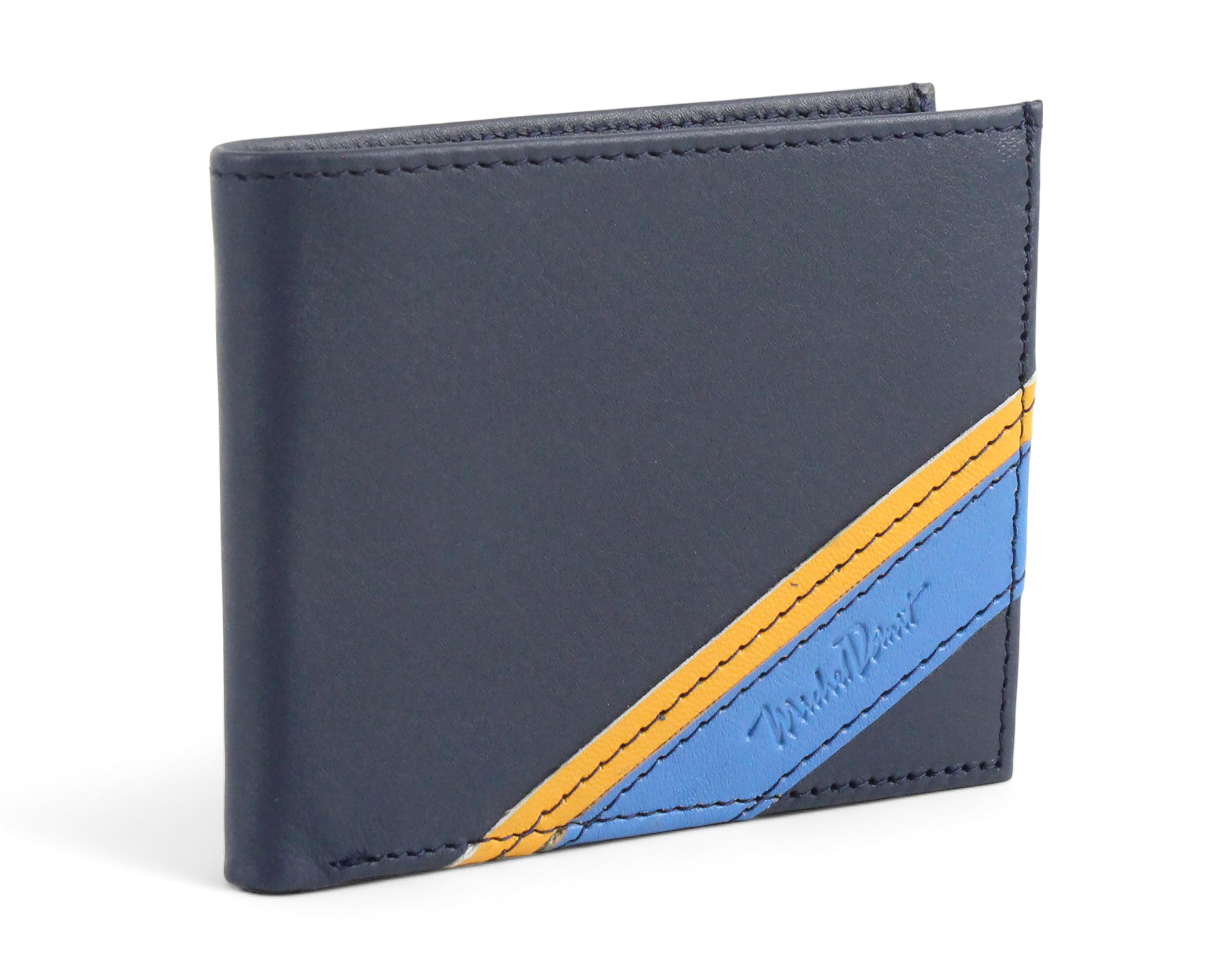 Foto 5 pulgar | Cartera de Piel para Hombre Michel Domit Azul Marino