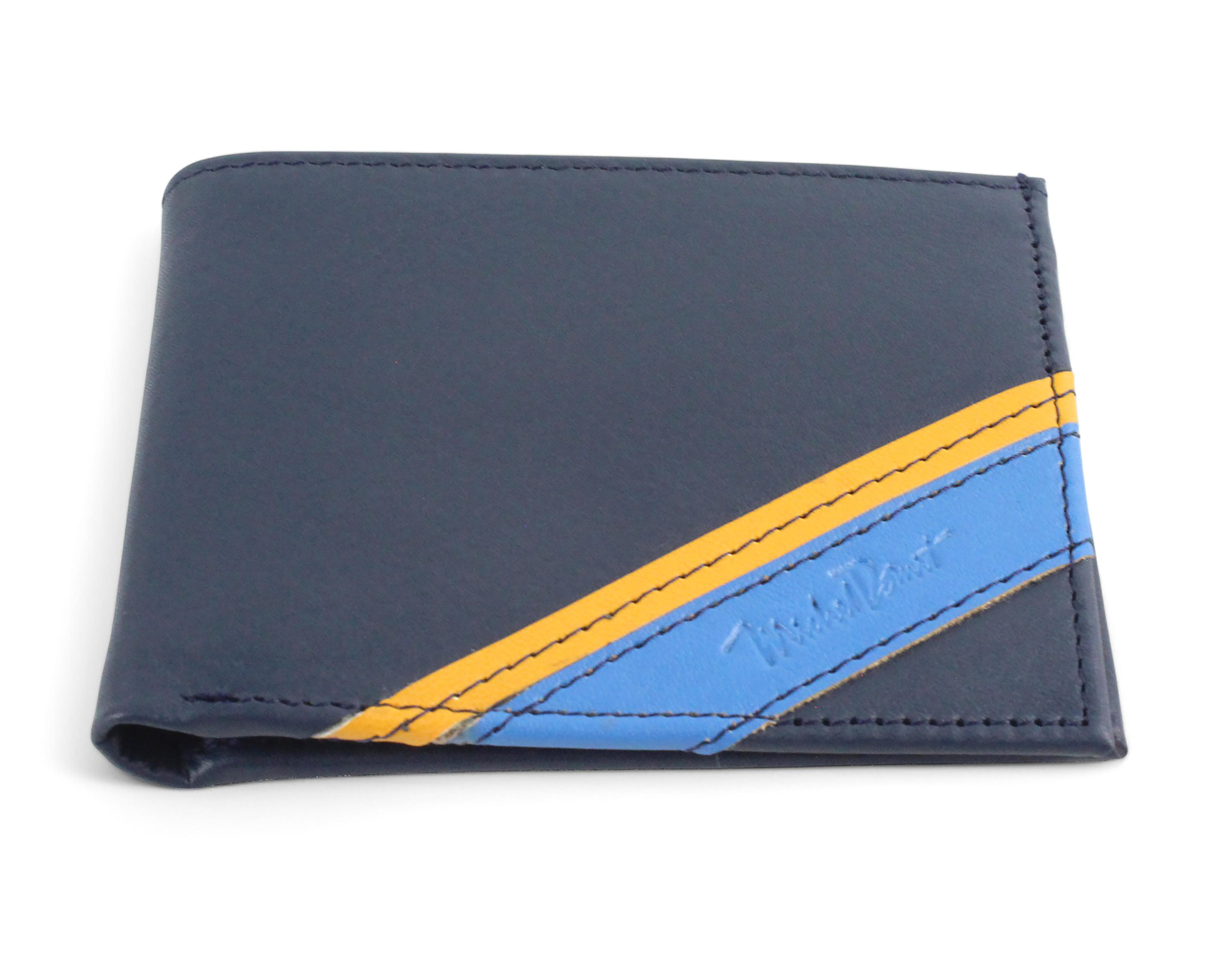 Foto 6 pulgar | Cartera de Piel para Hombre Michel Domit Azul Marino