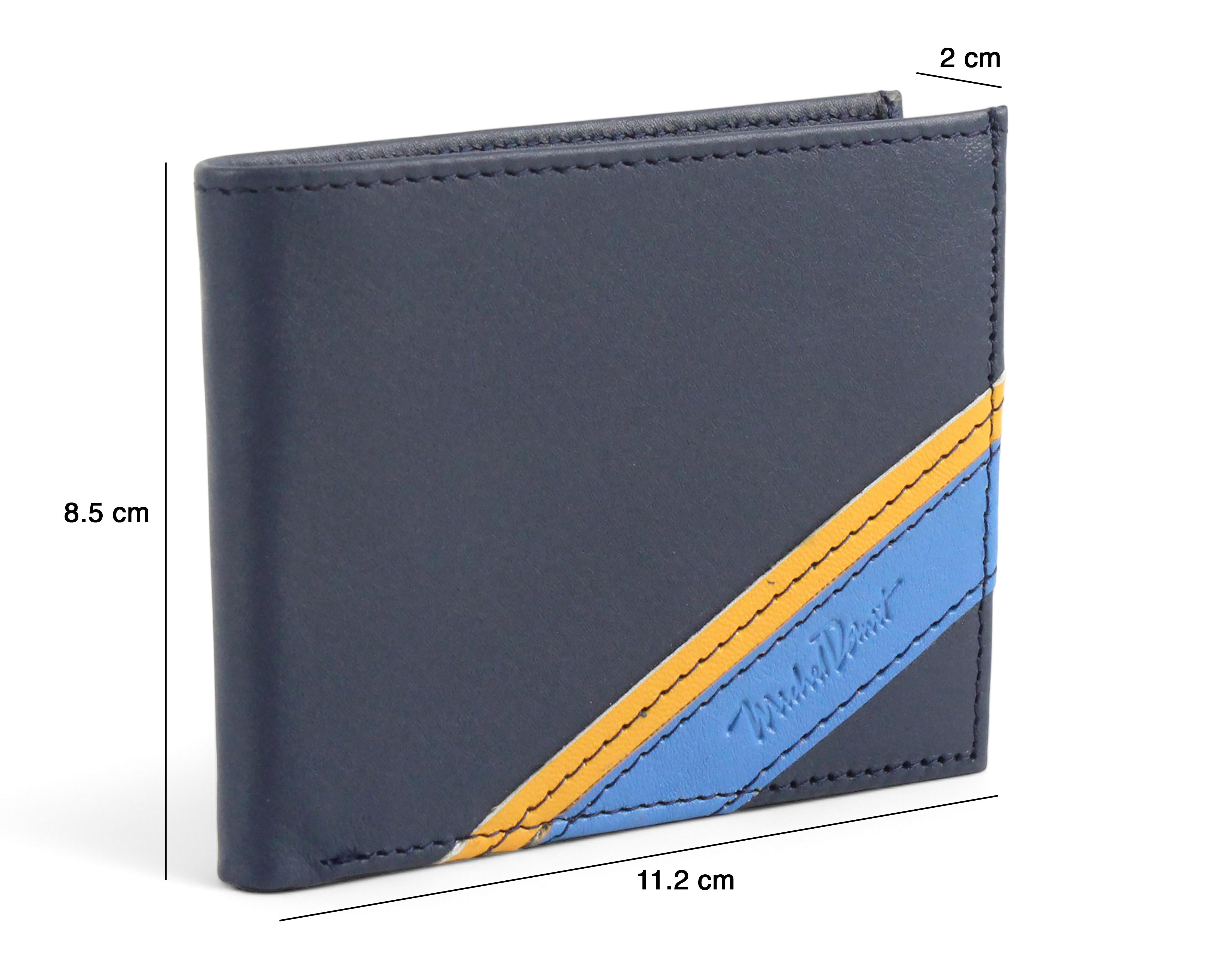 Foto 7 pulgar | Cartera de Piel para Hombre Michel Domit Azul Marino