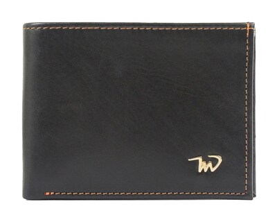 Foto 1 | Cartera de Piel para Hombre Michel Domit Negra