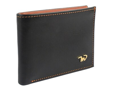 Foto 2 | Cartera de Piel para Hombre Michel Domit Negra