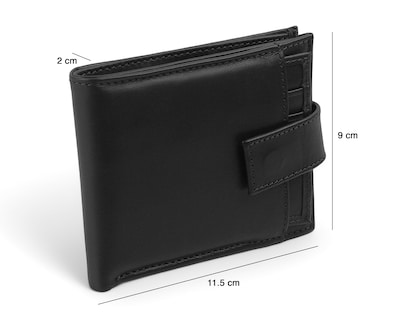 Foto 6 | Cartera de Piel para Hombre Michel Domit Negra