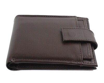 Foto 5 | Cartera de Piel para Hombre Michel Domit Café