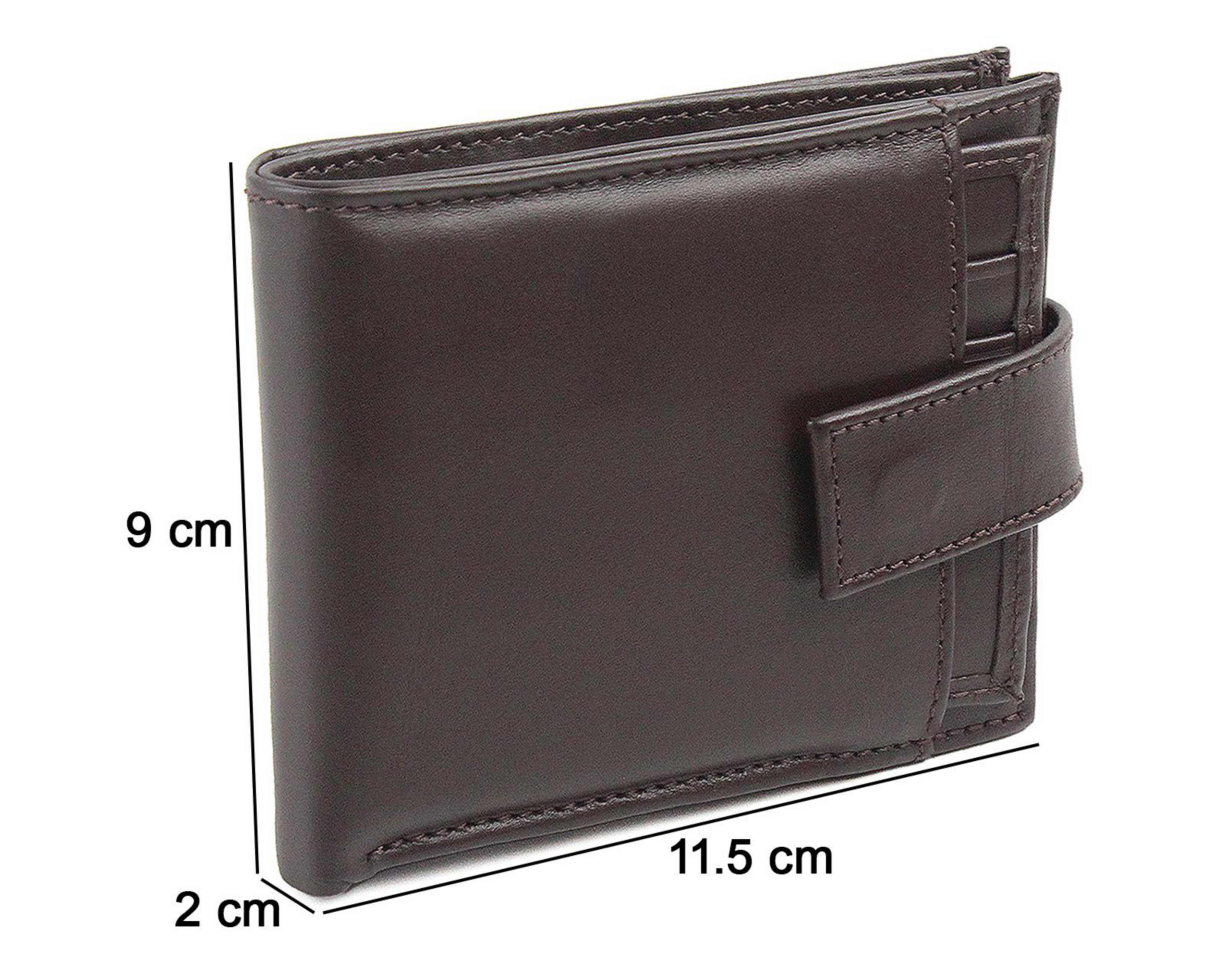 Foto 7 pulgar | Cartera de Piel para Hombre Michel Domit Café