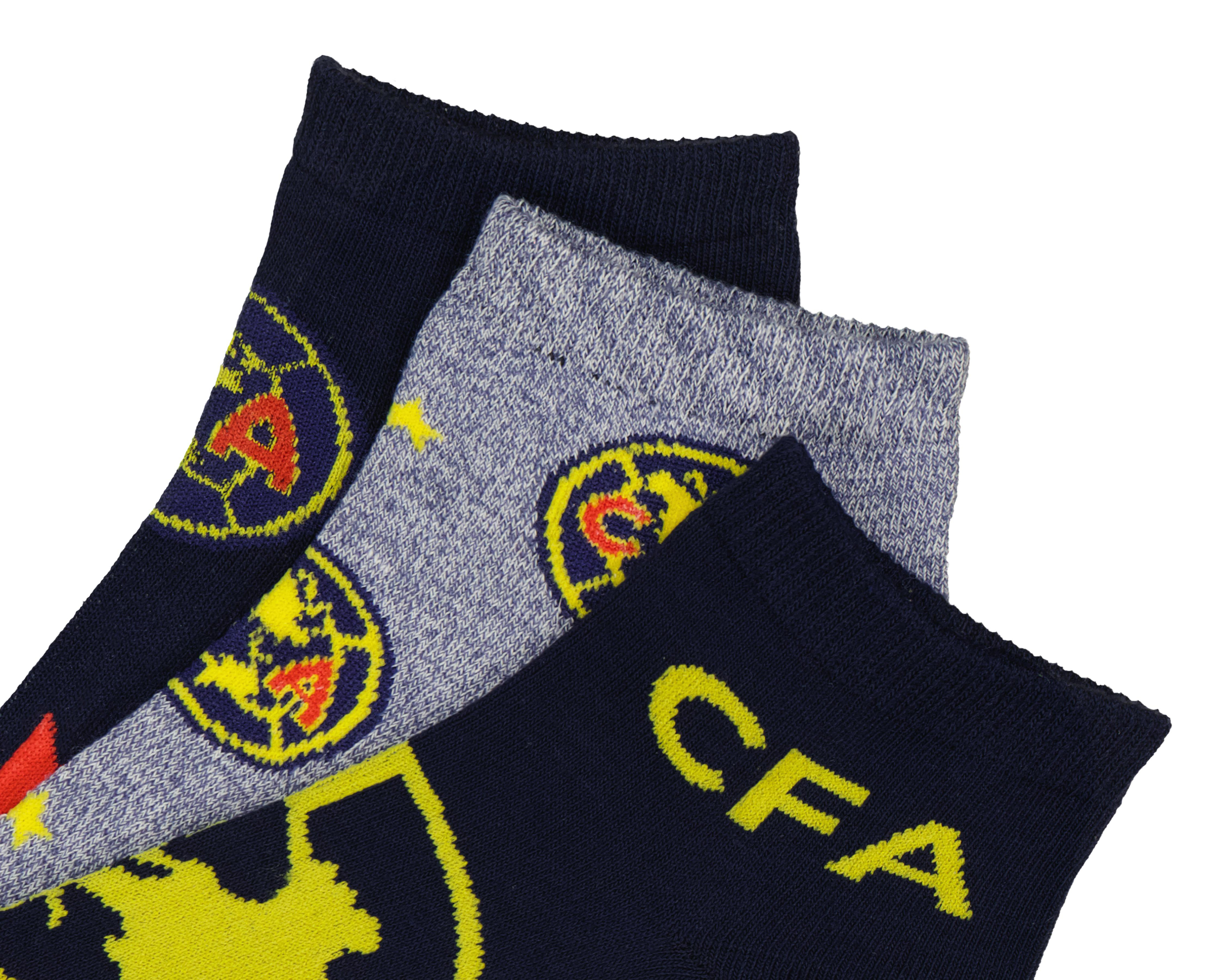 Foto 2 | Calcetas Cortas Club América para Hombre 3 Pares