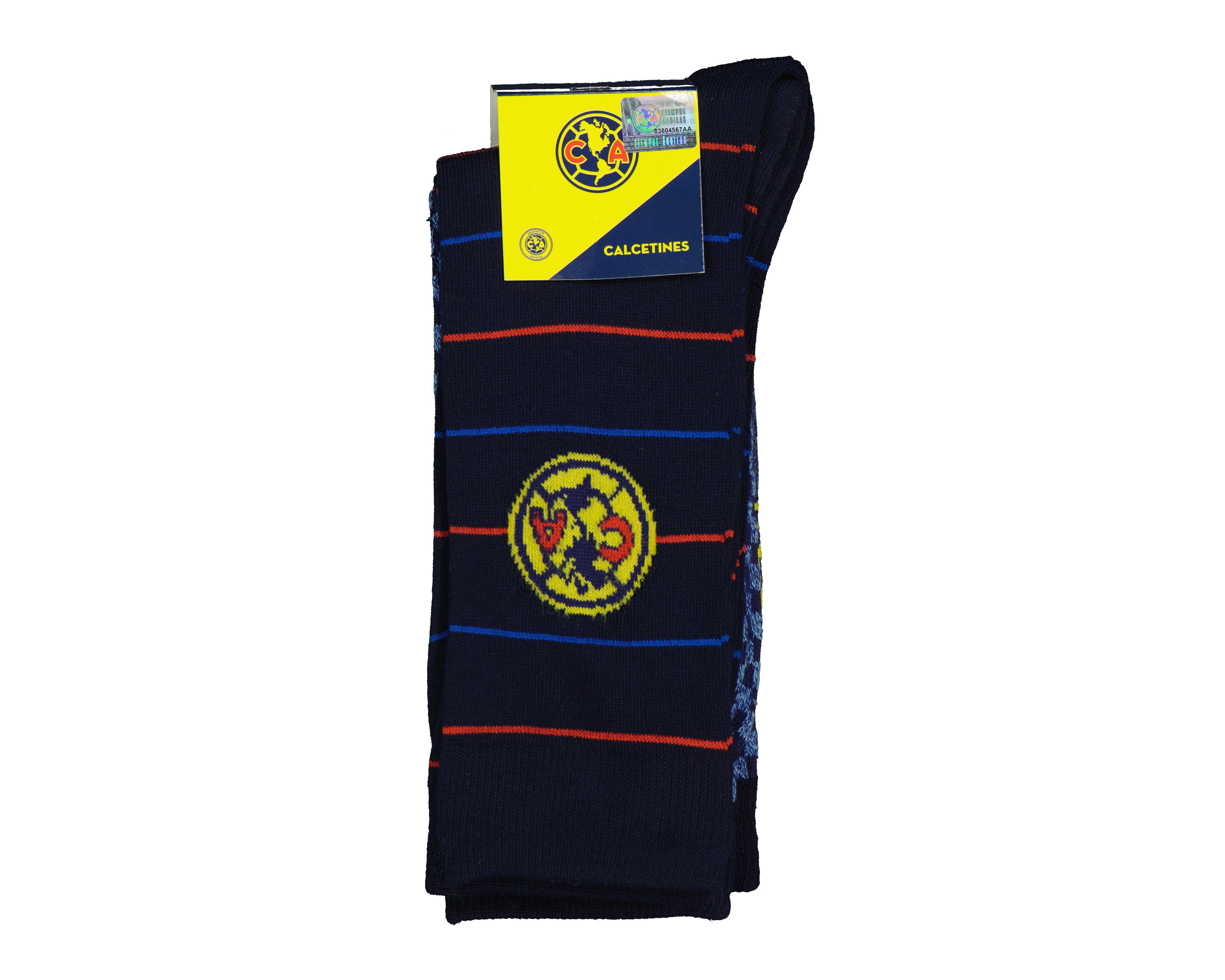 Foto 4 pulgar | Calcetas Largas Club América para Hombre 3 Pares
