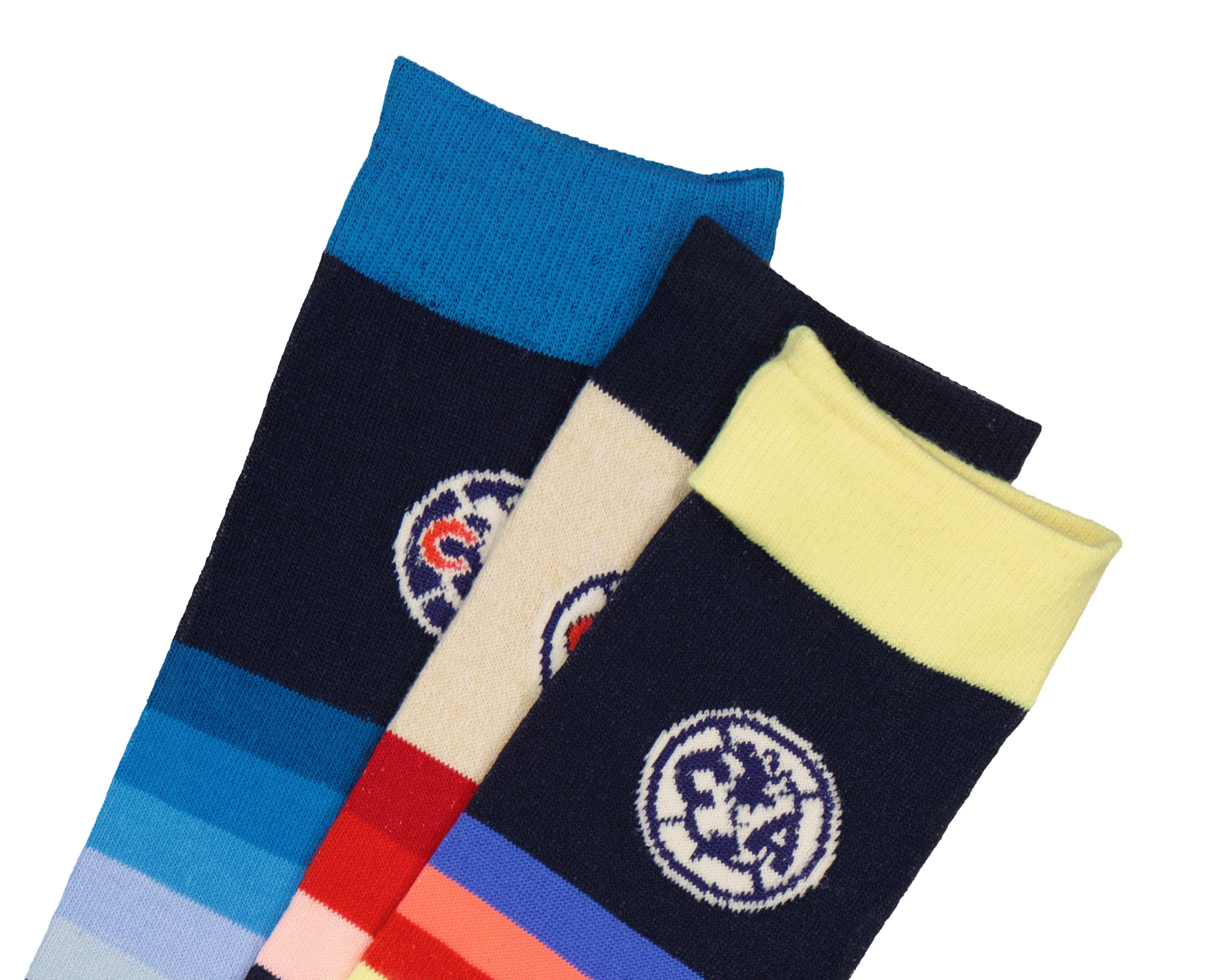 Foto 2 | Calcetas Largas Club América para Hombre 3 Pares