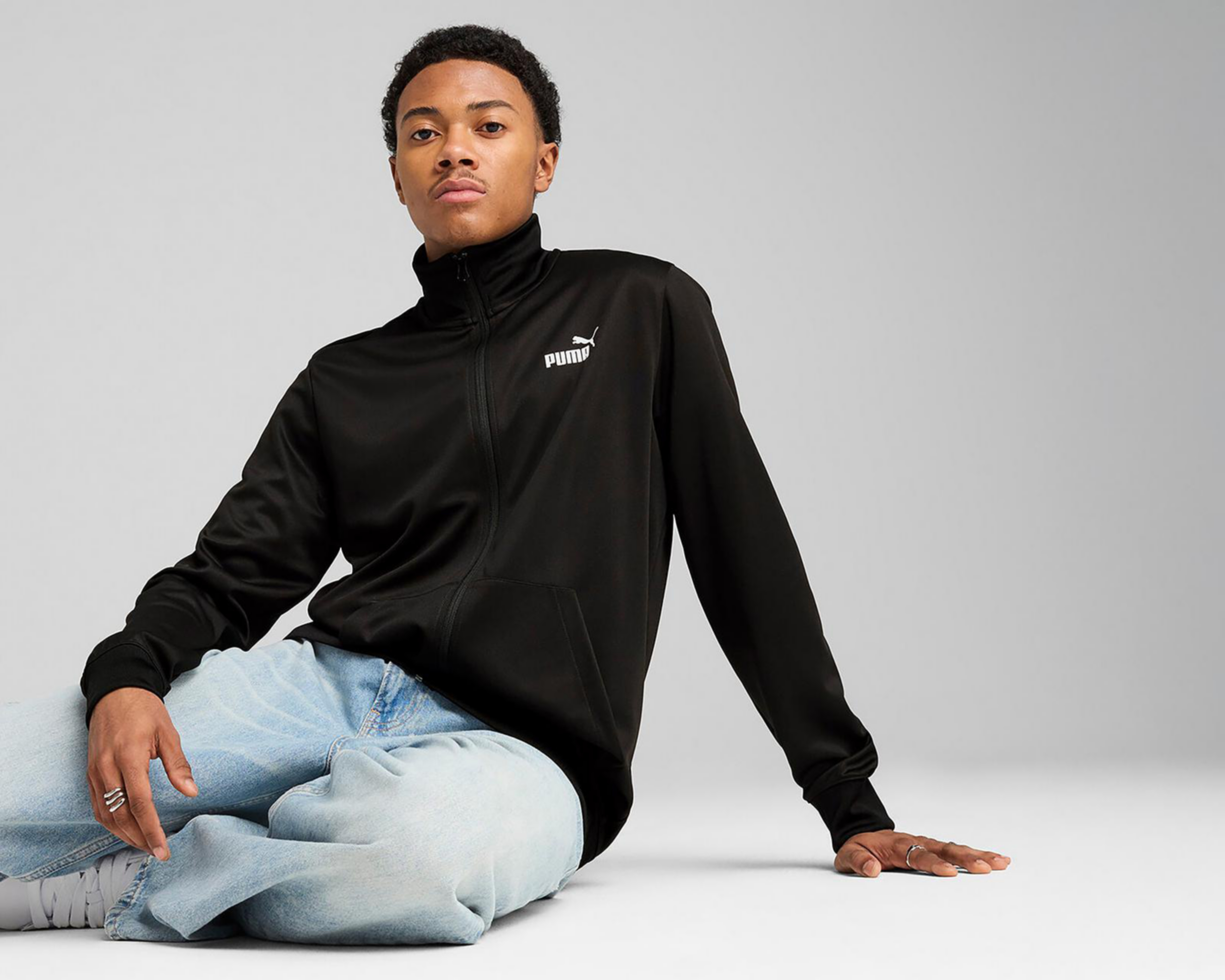 Foto 3 | Chamarra Deportiva Puma Essentials para Hombre