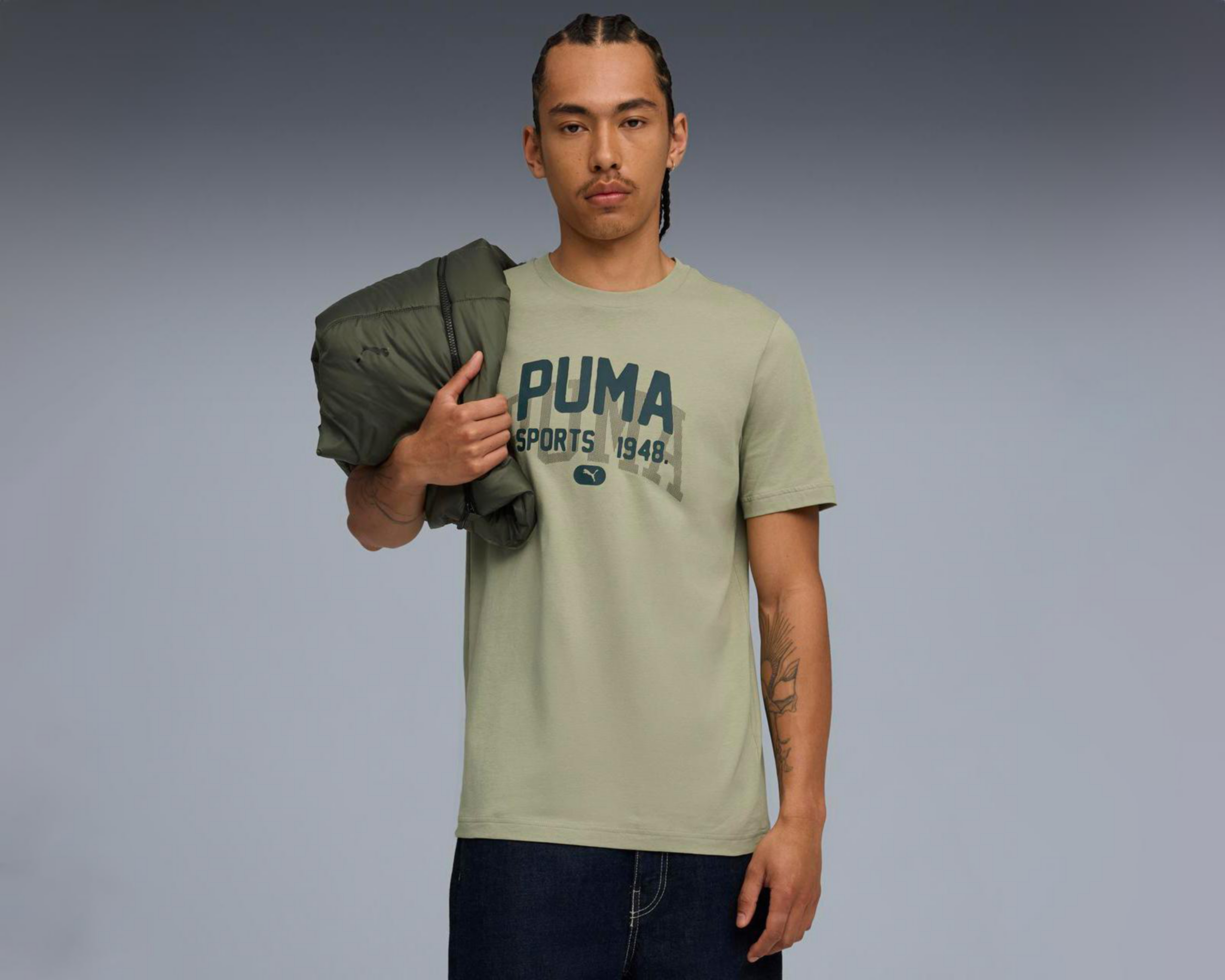 Foto 2 pulgar | Playera Deportiva Puma Varsity Tee para Hombre