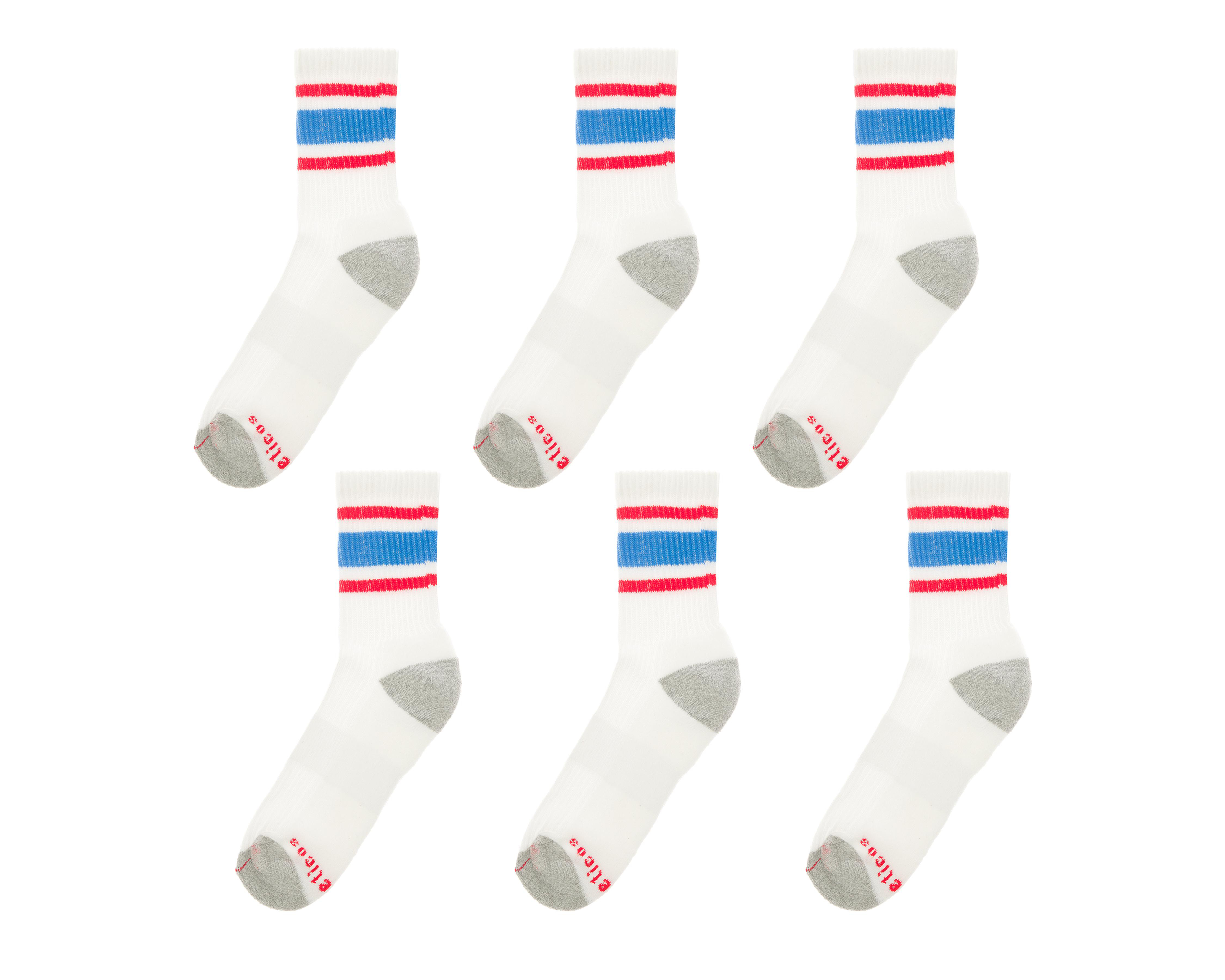 Foto 1 | Calcetas Deportivas Atléticos para Hombre 3 Pares
