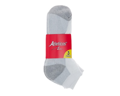 Foto 3 | Calcetines Deportivos Atléticos para Hombre 3 Pares