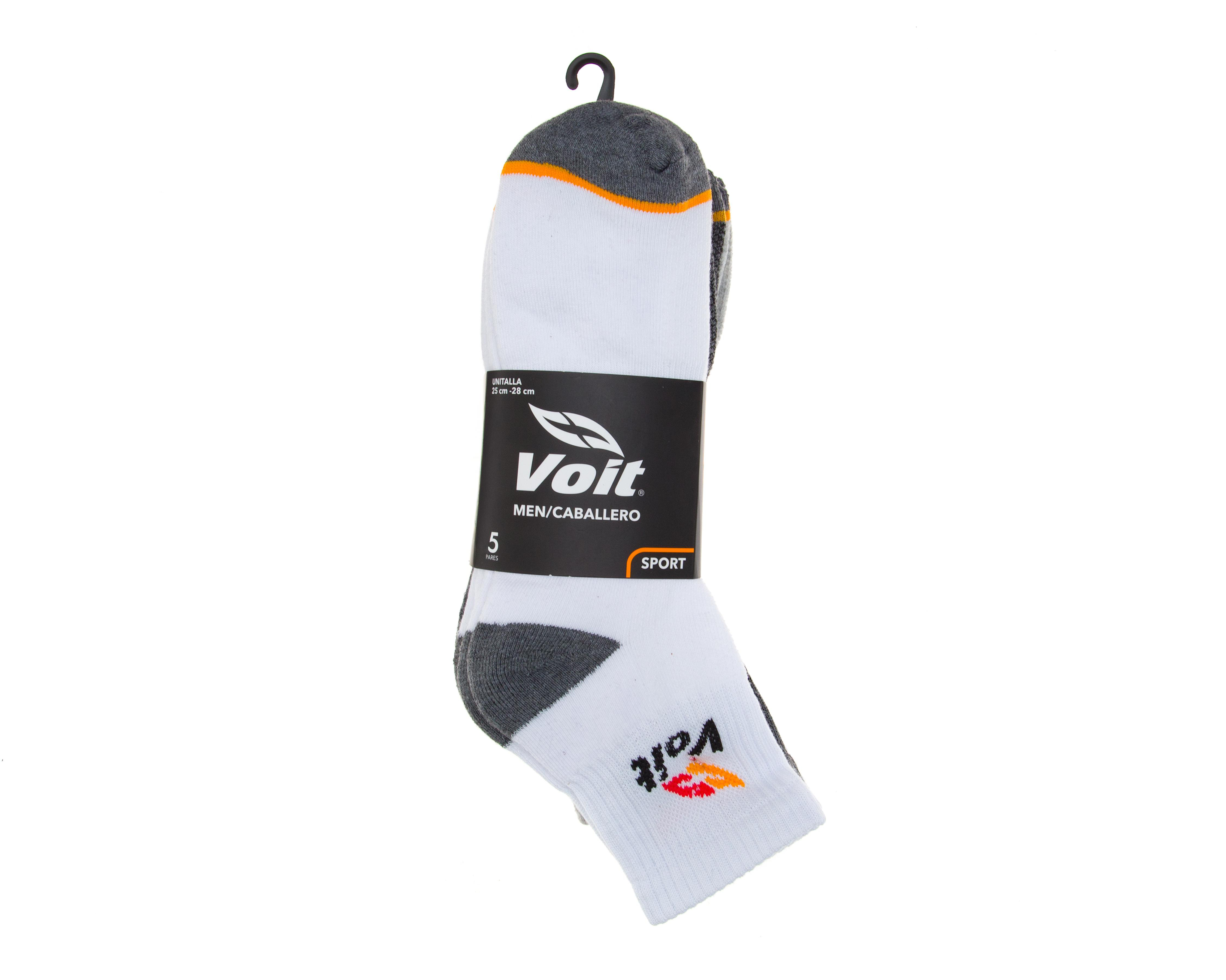 Foto 4 pulgar | Calcetas Deportivas Voit para Hombre 5 Pares