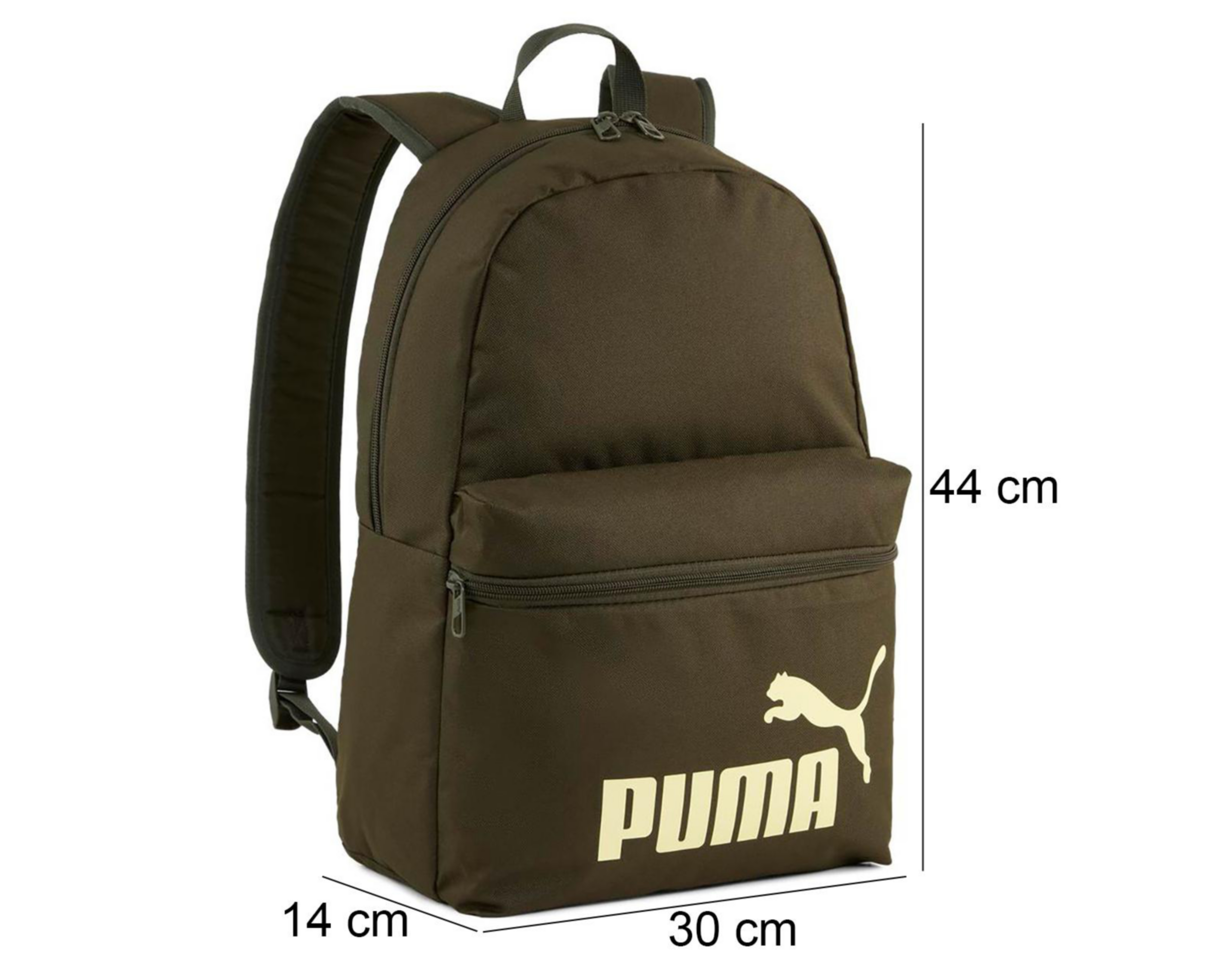 Foto 6 pulgar | Mochila Puma Phase III Café