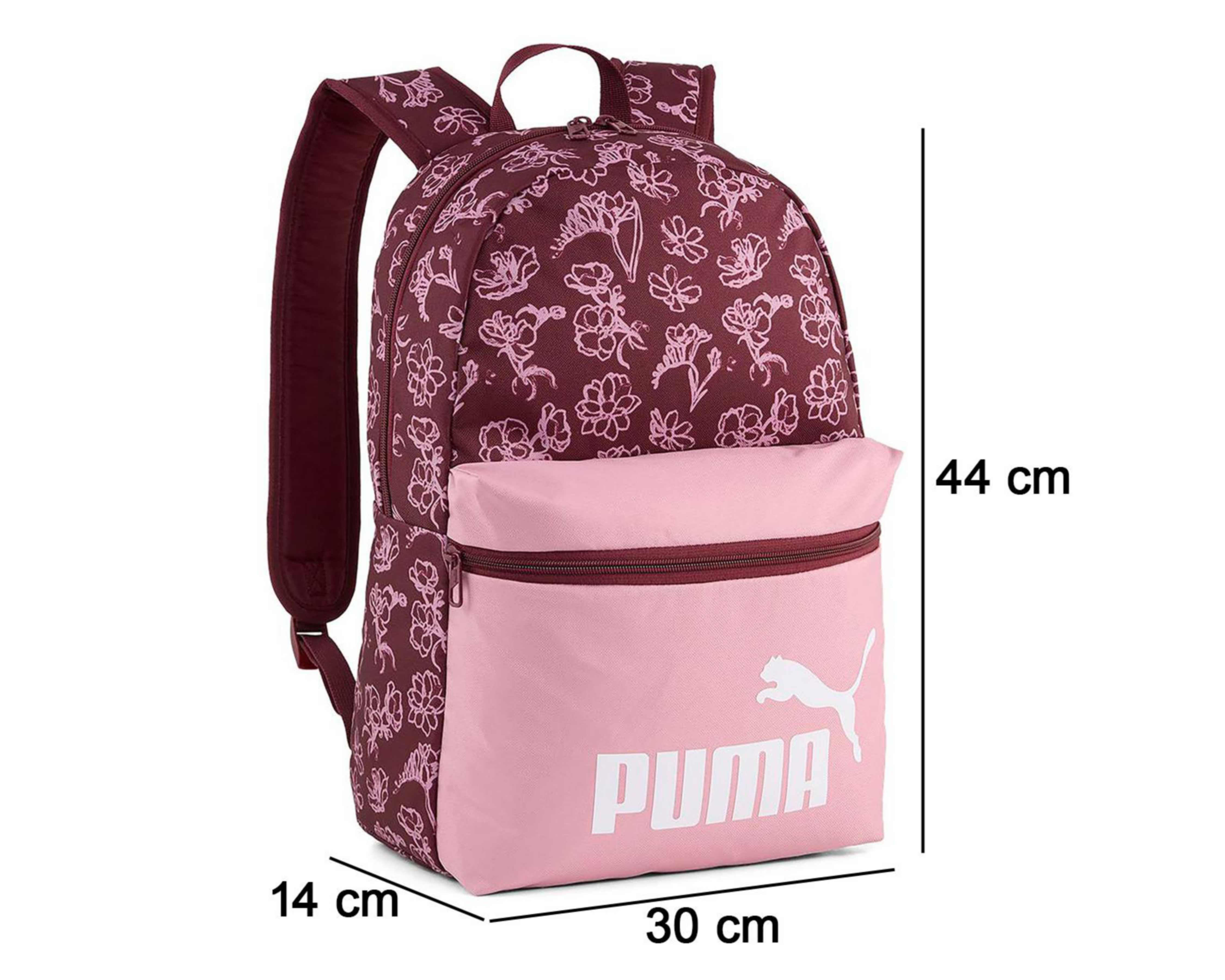 Foto 7 pulgar | Mochila Puma Phase AOP Rosa