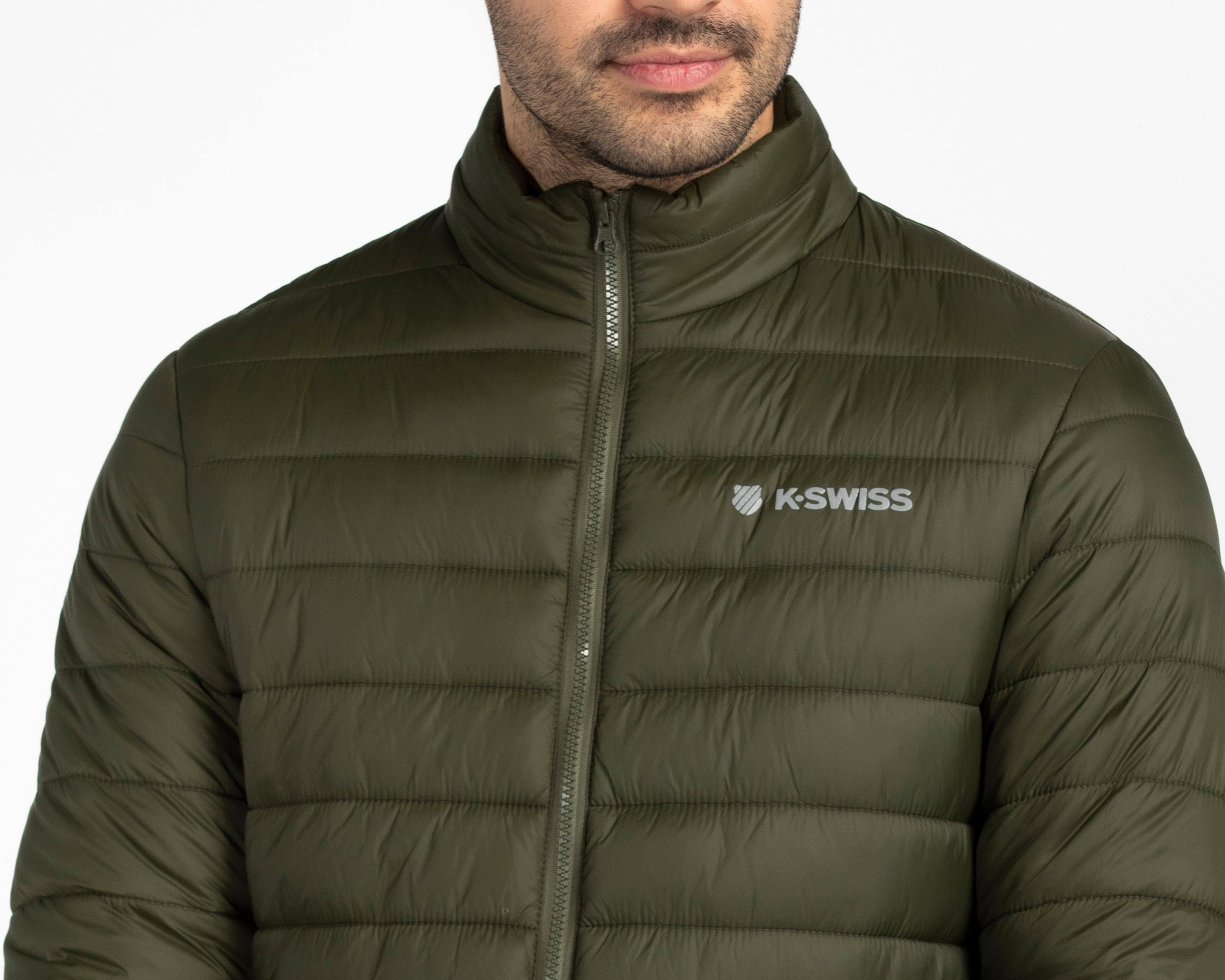 Foto 4 pulgar | Chamarra Capitonada K-Swiss para Hombre