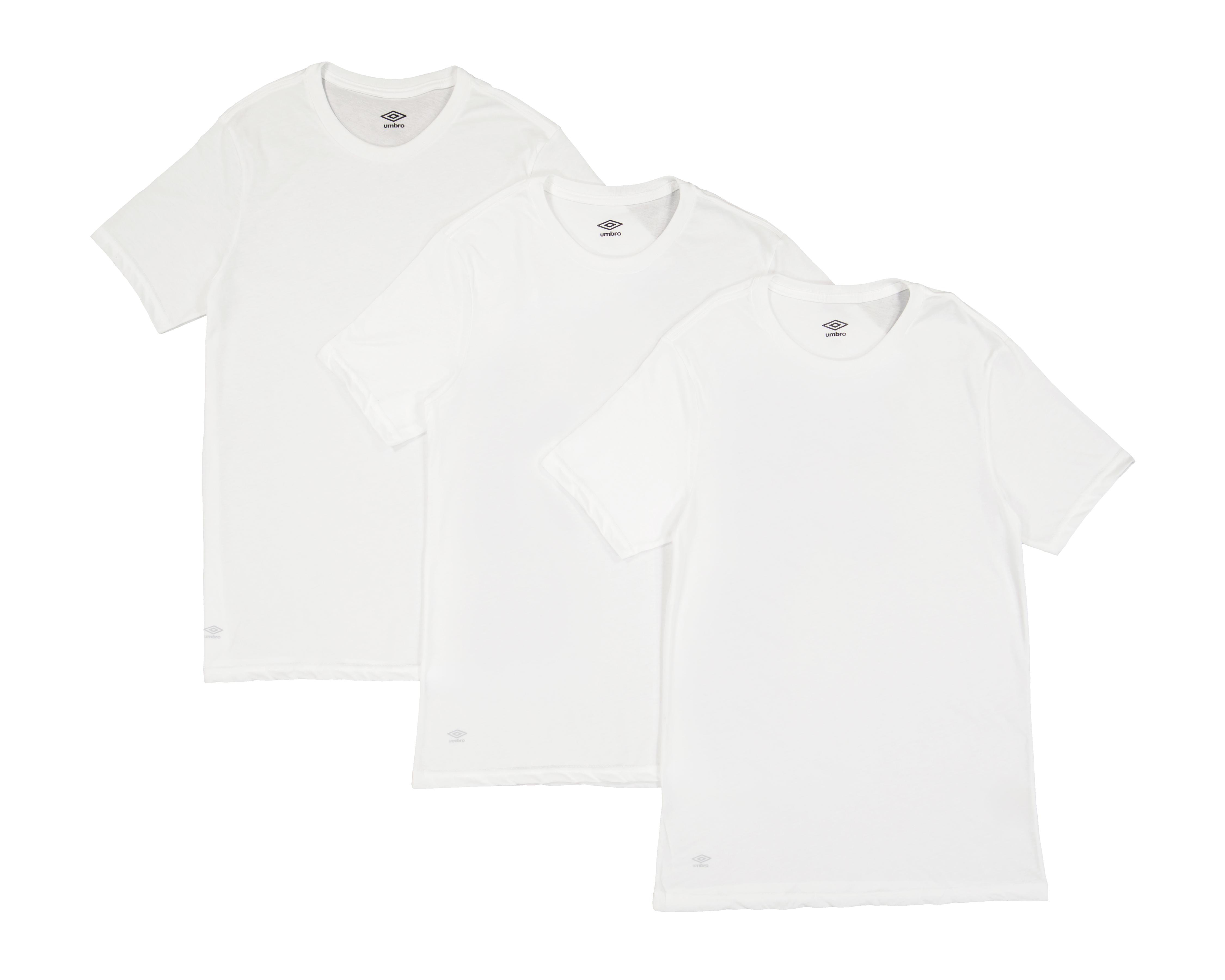 Playera Interior Cuello Redondo Umbro para Hombre 3 Piezas