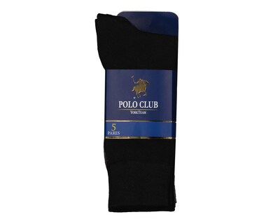 Foto 3 | Calcetas Largas York Team Polo Club para Hombre 5 Pares