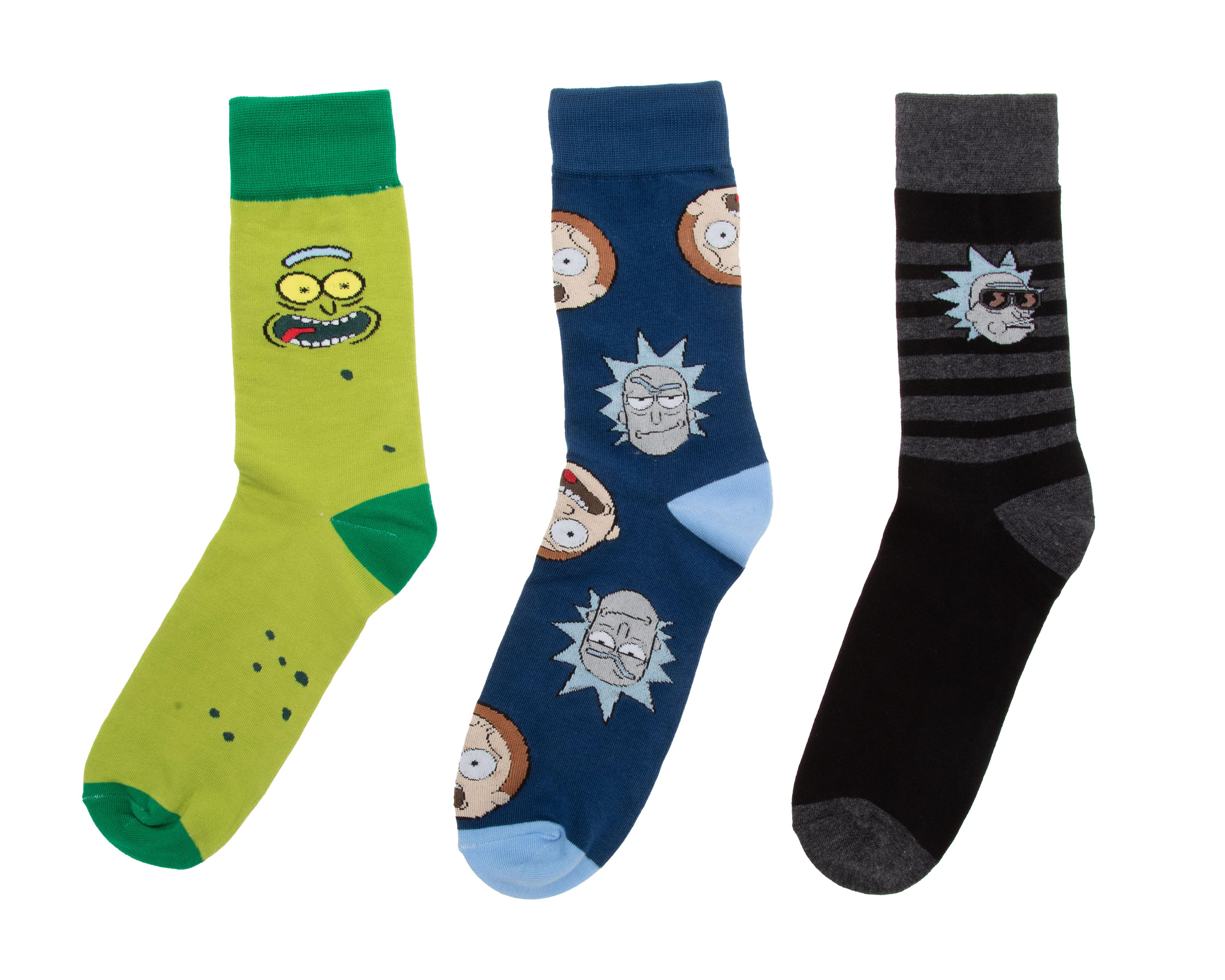 Calcetas Largas Rick & Morty para Hombre 3 Pares