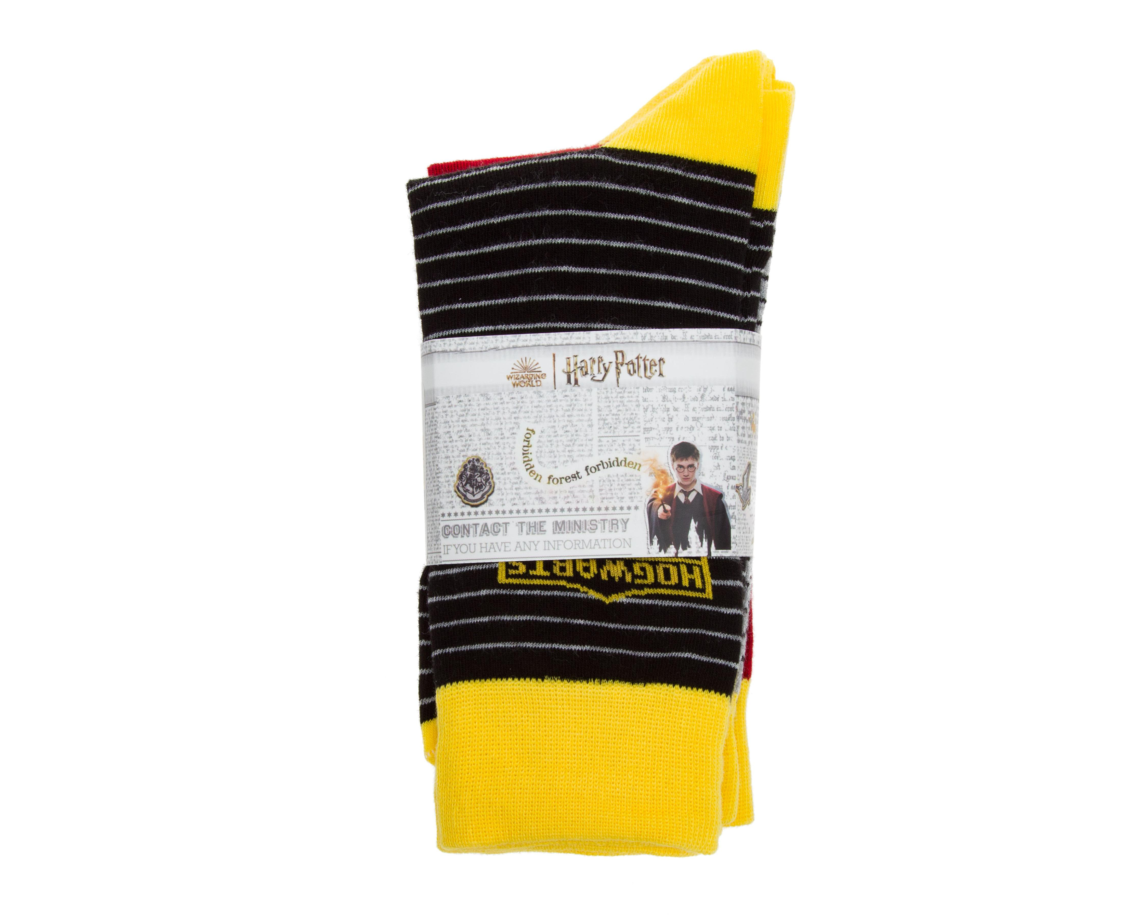 Foto 4 pulgar | Calcetas Largas Harry Potter para Hombre 3 Pares