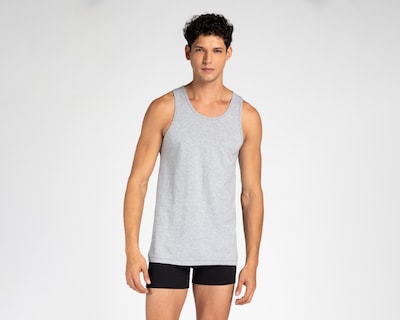 Foto 2 | Camiseta Interior sin Mangas Zaga para Hombre 2 Piezas