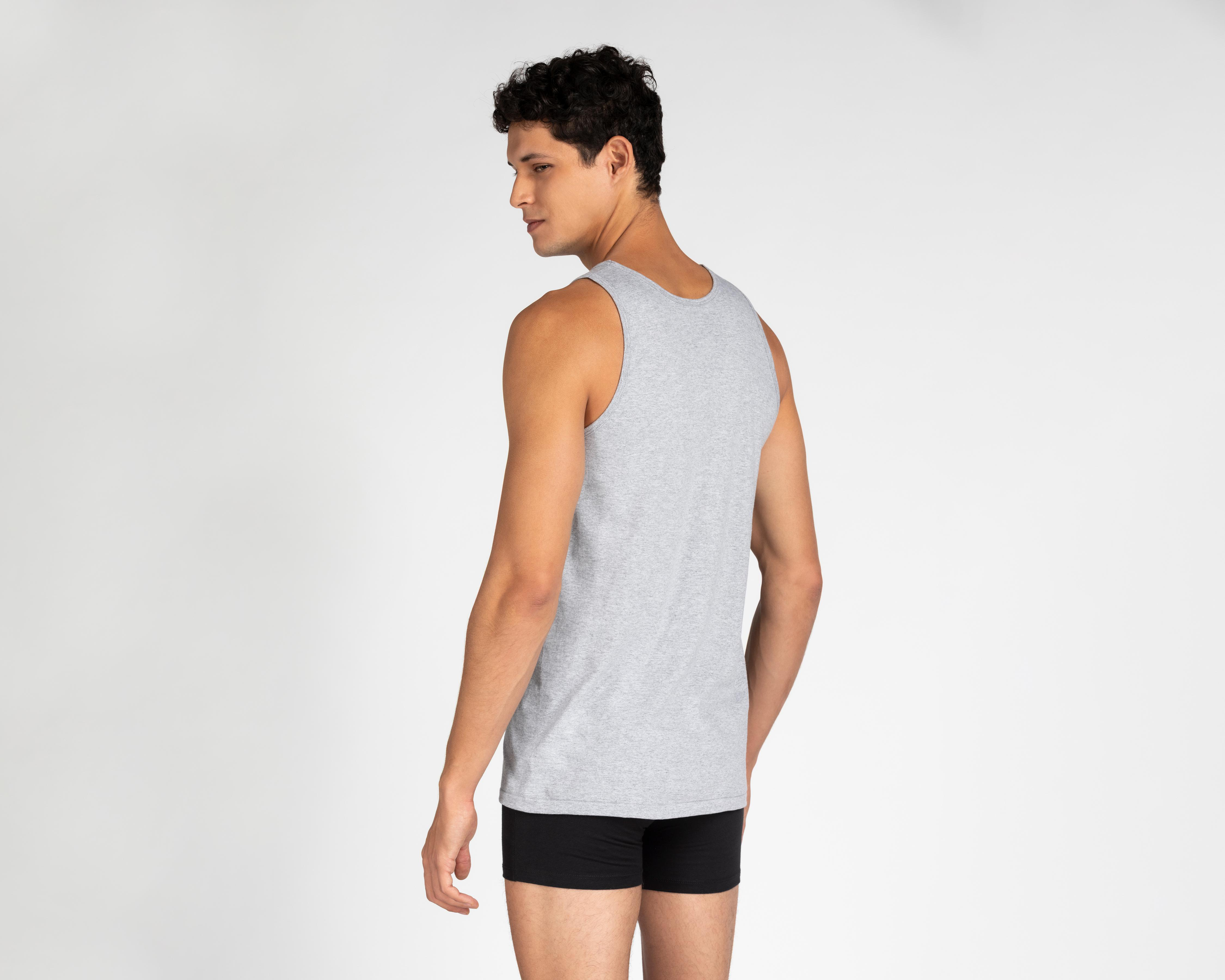 Foto 4 pulgar | Camiseta Interior sin Mangas Zaga para Hombre 2 Piezas