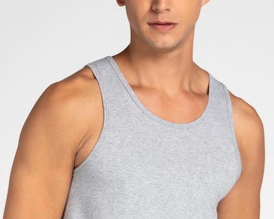 Foto 4 | Camiseta Interior sin Mangas Zaga para Hombre 2 Piezas