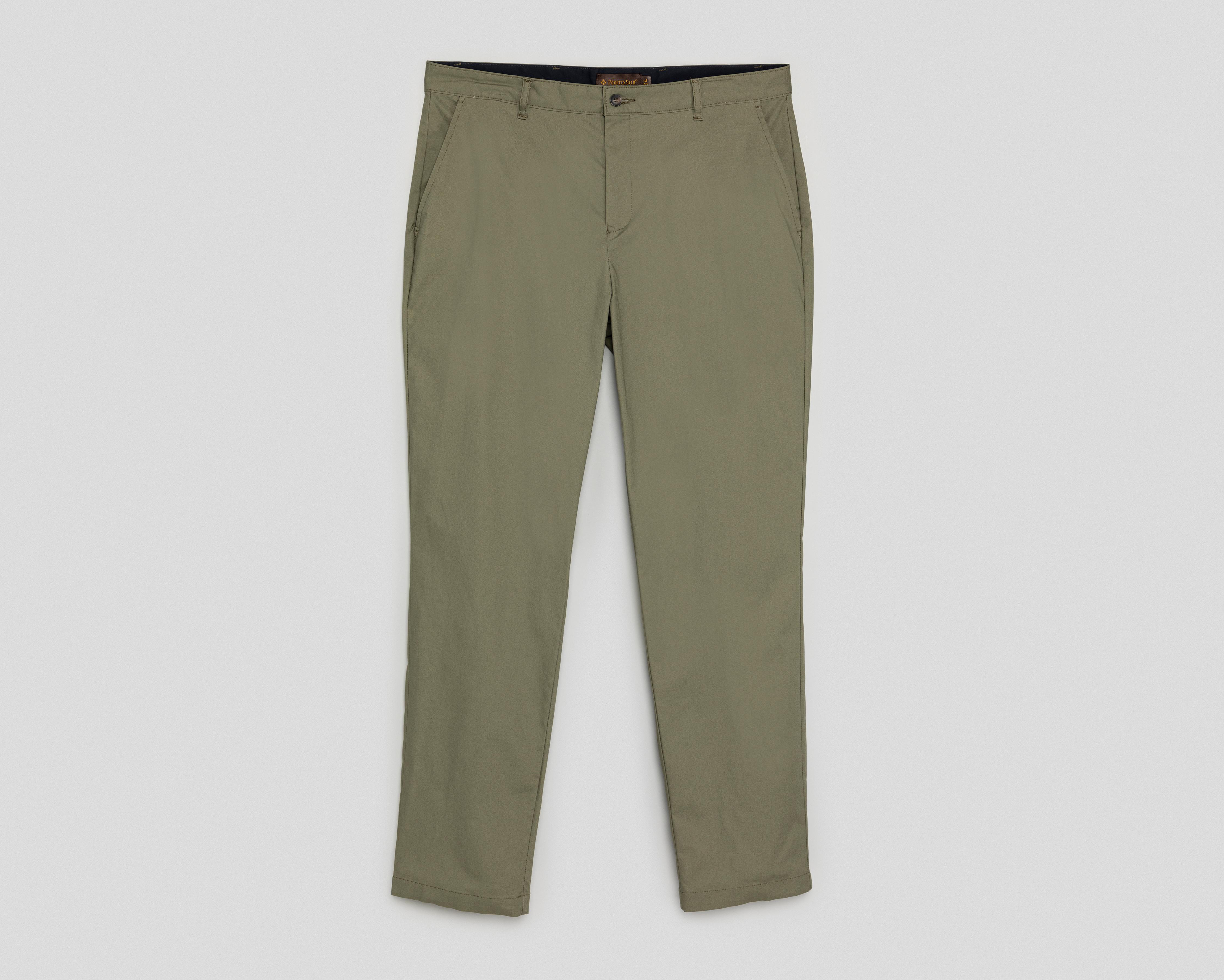 Pantalón Chino Porto Sur Verde Olivo para Hombre