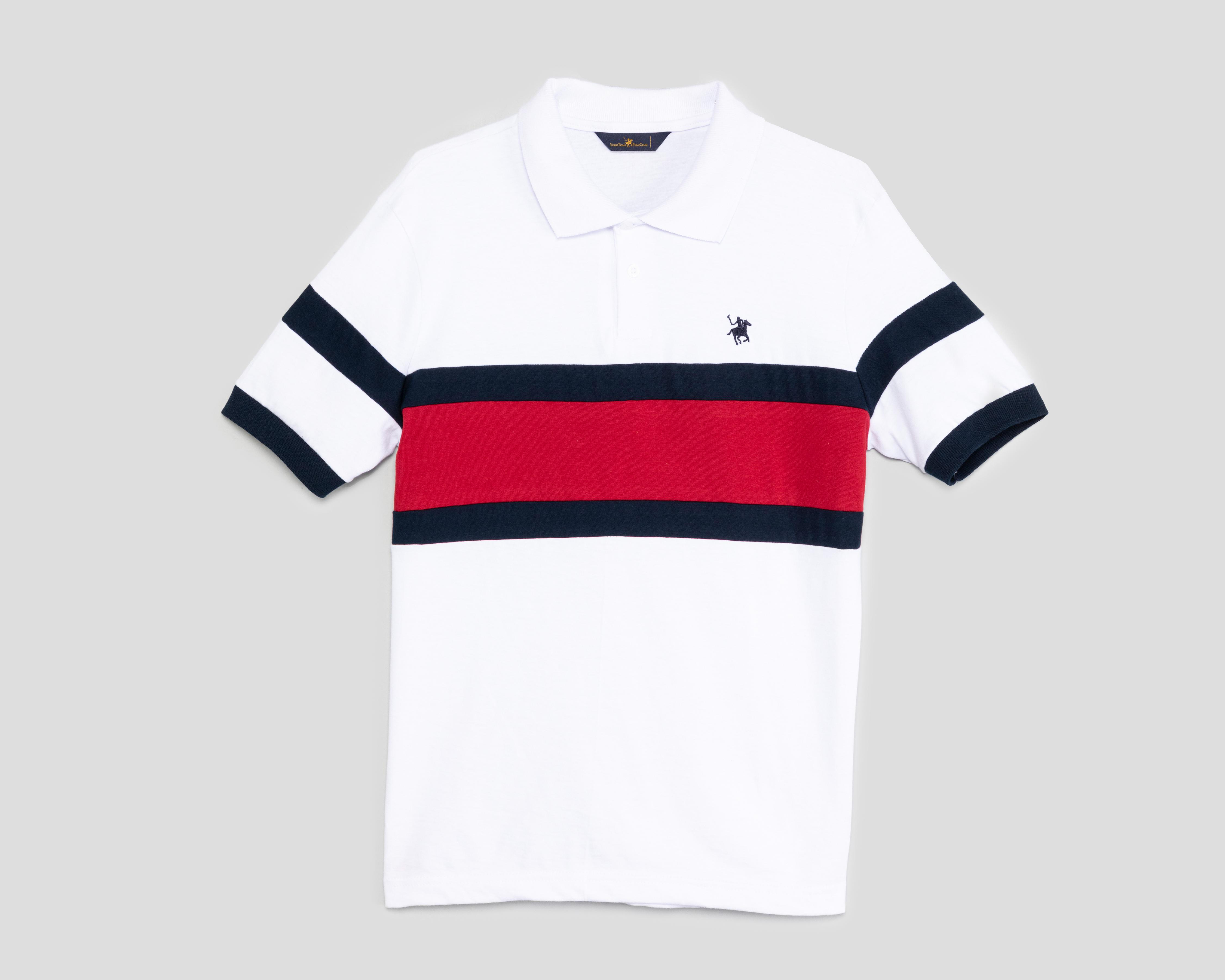 Foto 2 pulgar | Playera Polo York Team Polo Club Blanca para Hombre