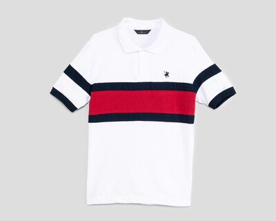 Foto 1 | Playera Polo York Team Polo Club Blanca para Hombre