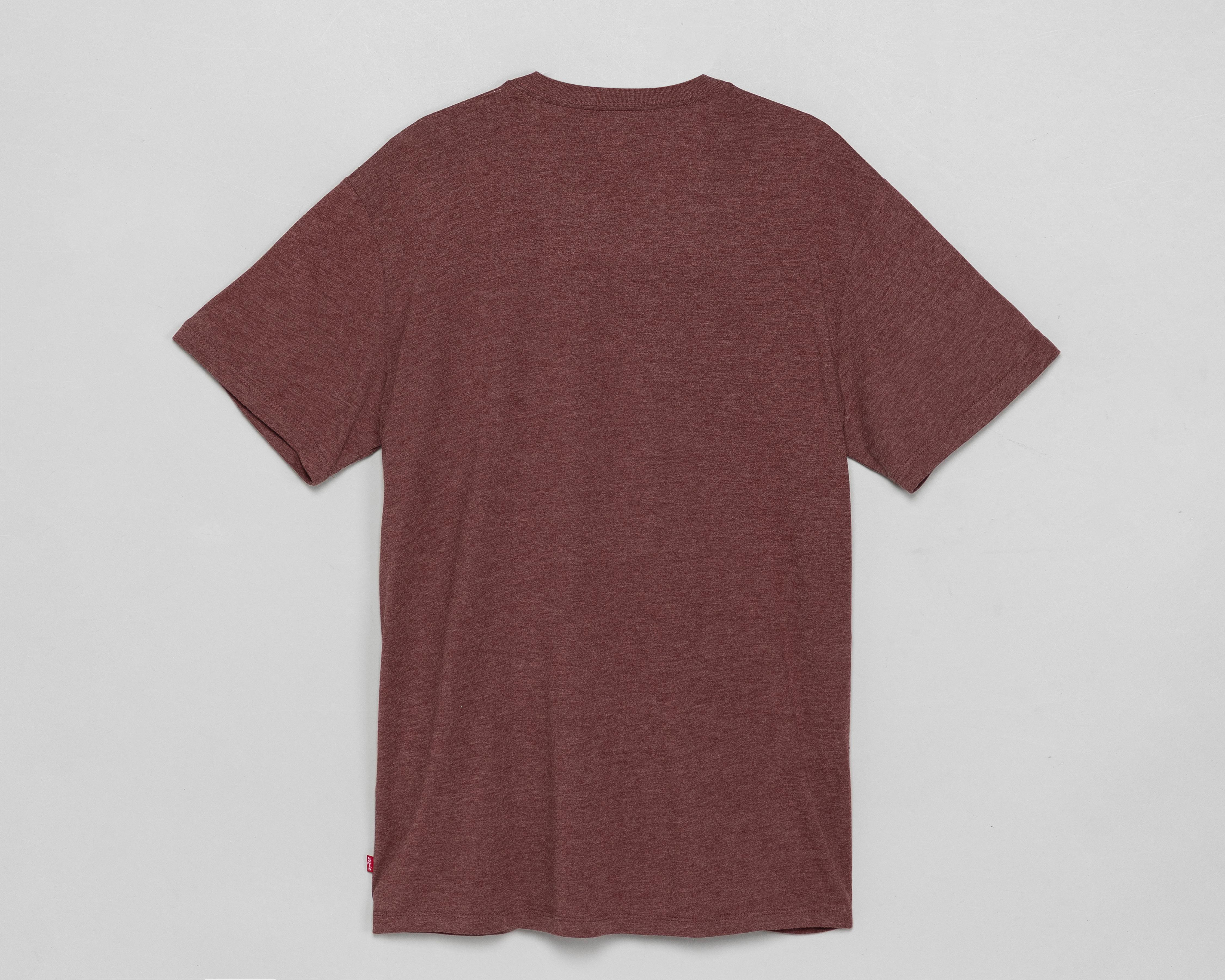 Foto 3 pulgar | Playera de Cuello Redondo Vino Levi's para Hombre
