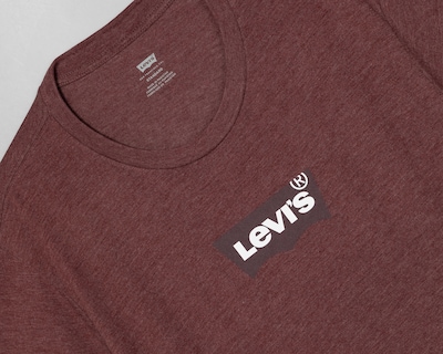 Foto 3 | Playera de Cuello Redondo Vino Levi's para Hombre