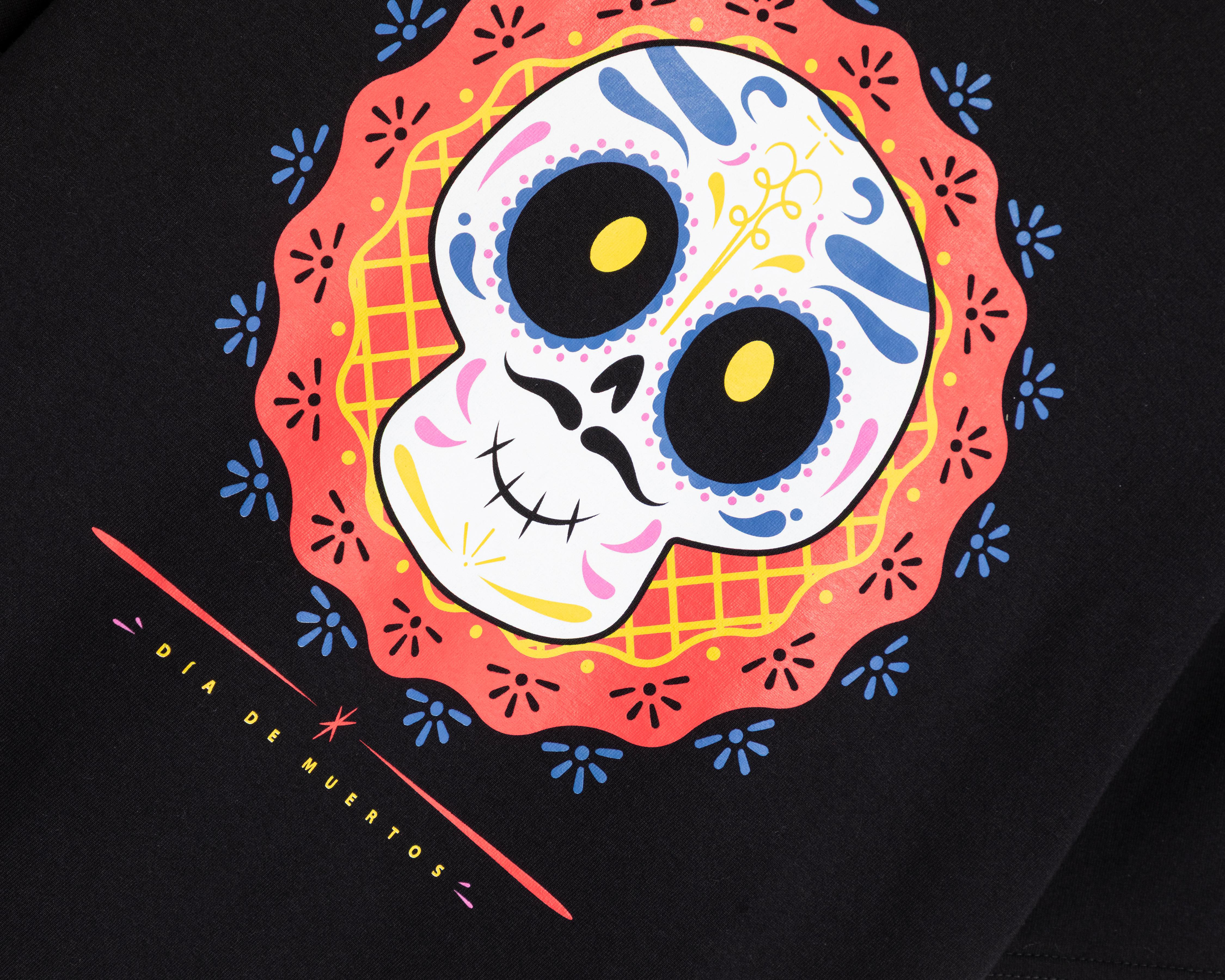 Foto 4 pulgar | Playera de Cuello Redondo Negra Refill para Hombre