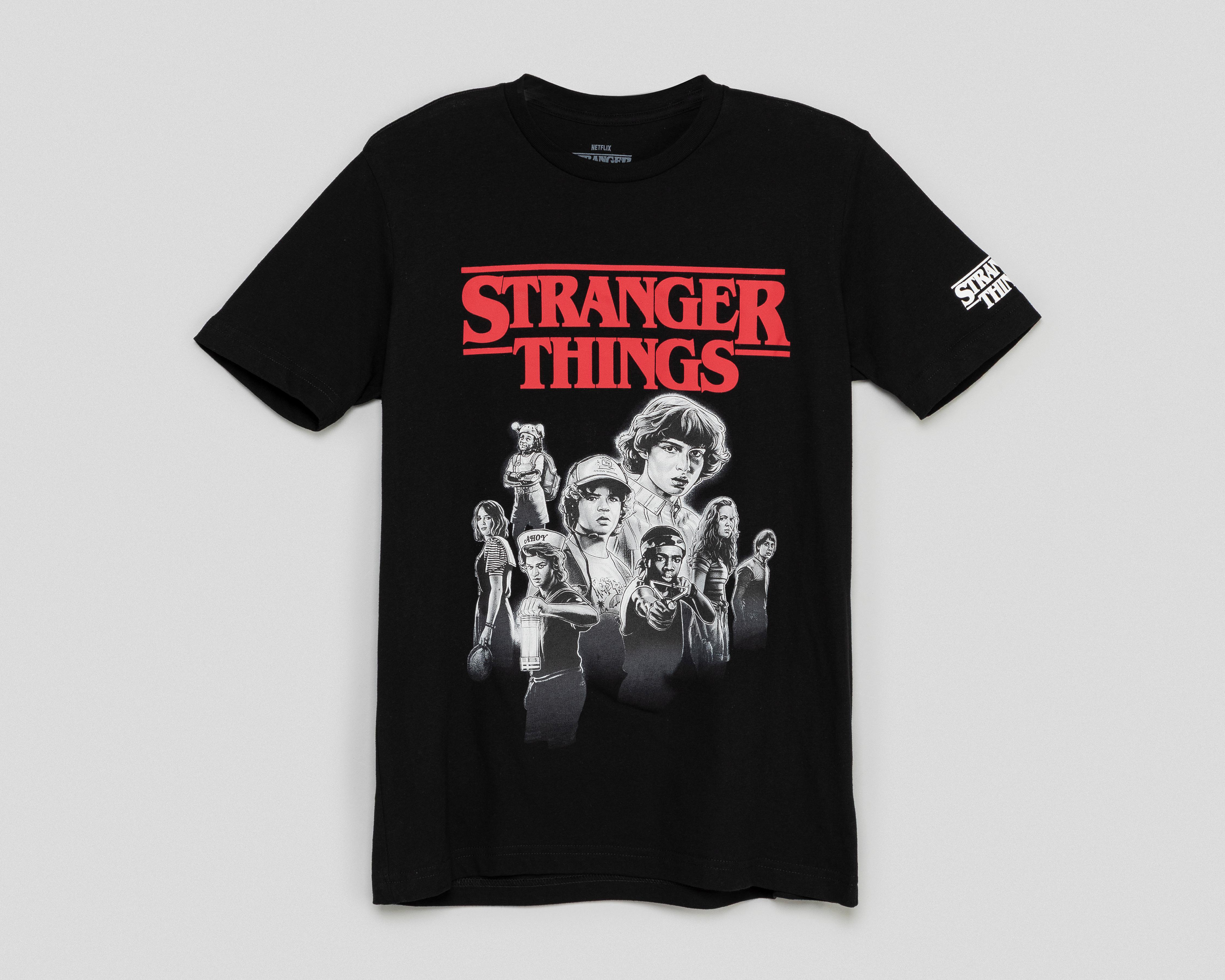 Playera Cuello Redondo Negra Stranger Things para Hombre $229