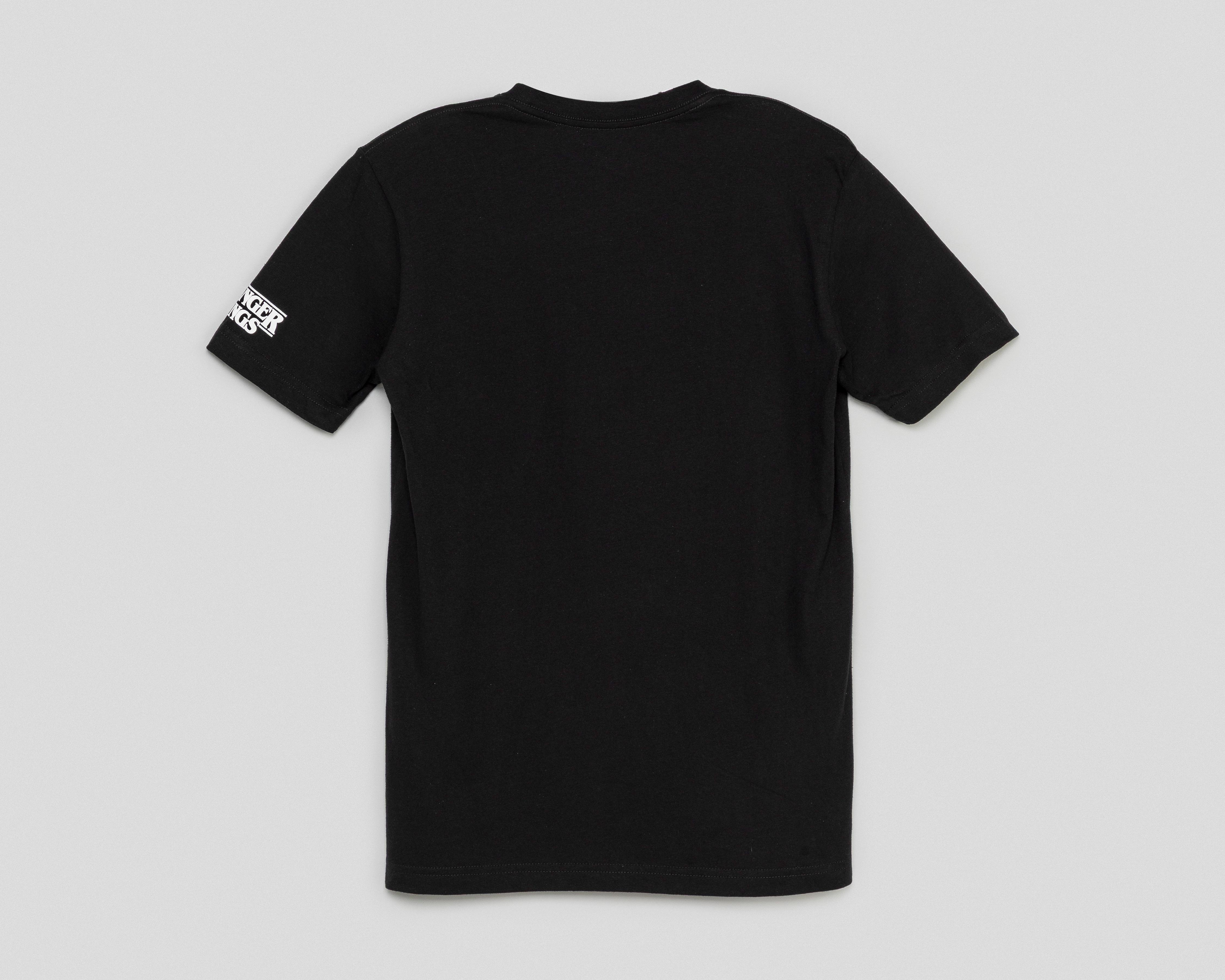 Foto 3 pulgar | Playera Cuello Redondo Negra Stranger Things para Hombre