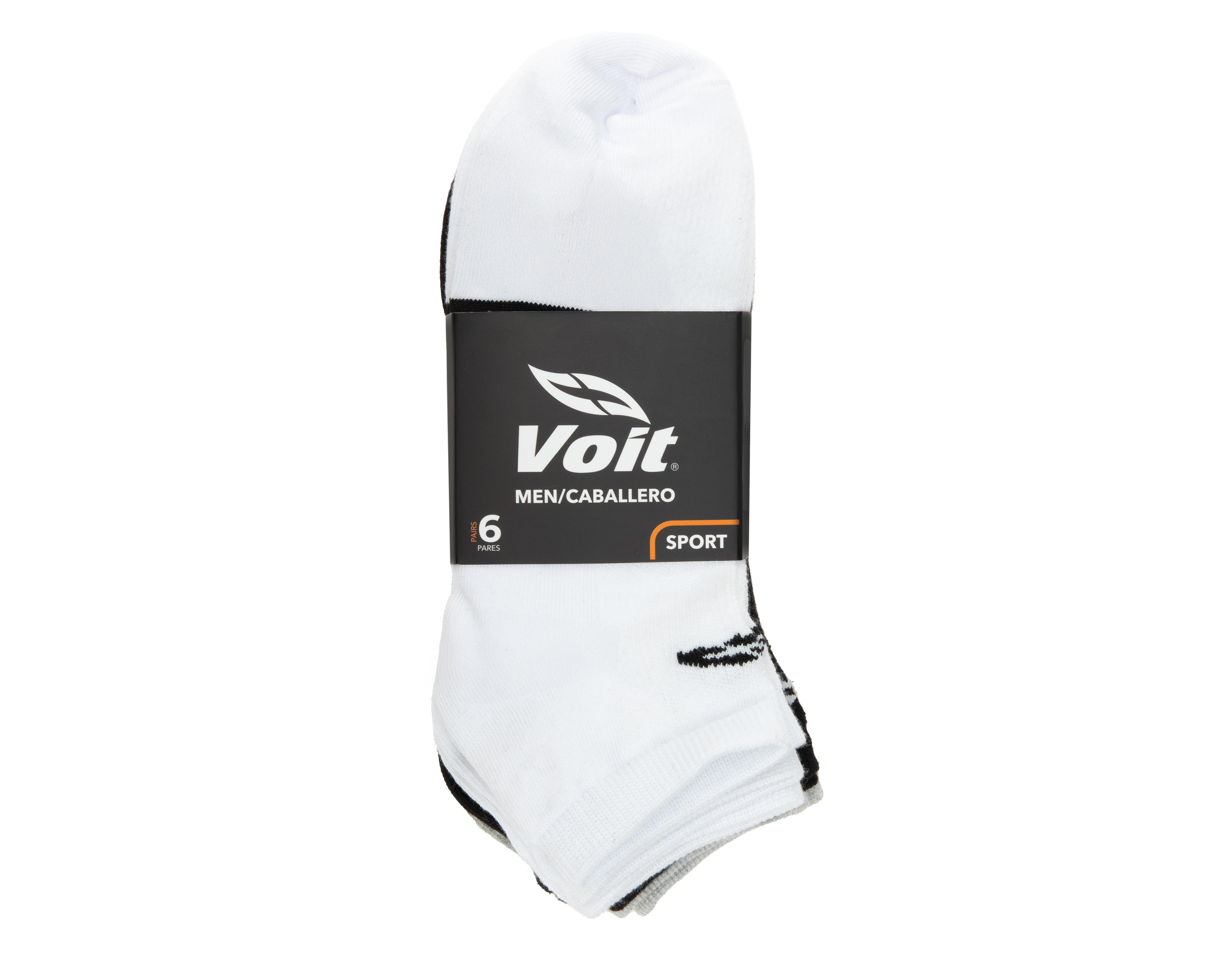 Foto 3 | Calcetas Deportivas Voit para Hombre 6 Pares