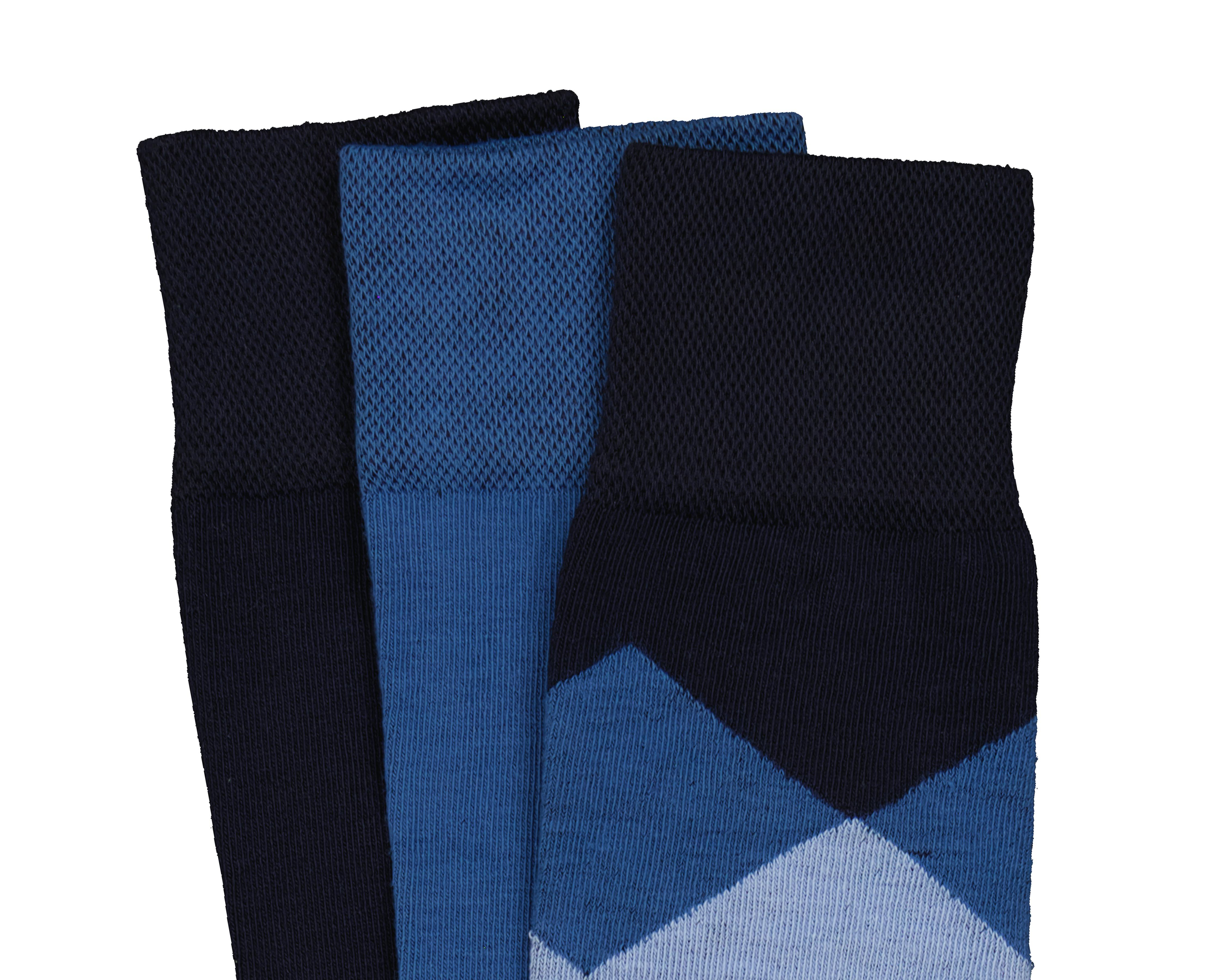 Foto 3 pulgar | Calcetas Largas Perry Ellis para Hombre 3 Pares